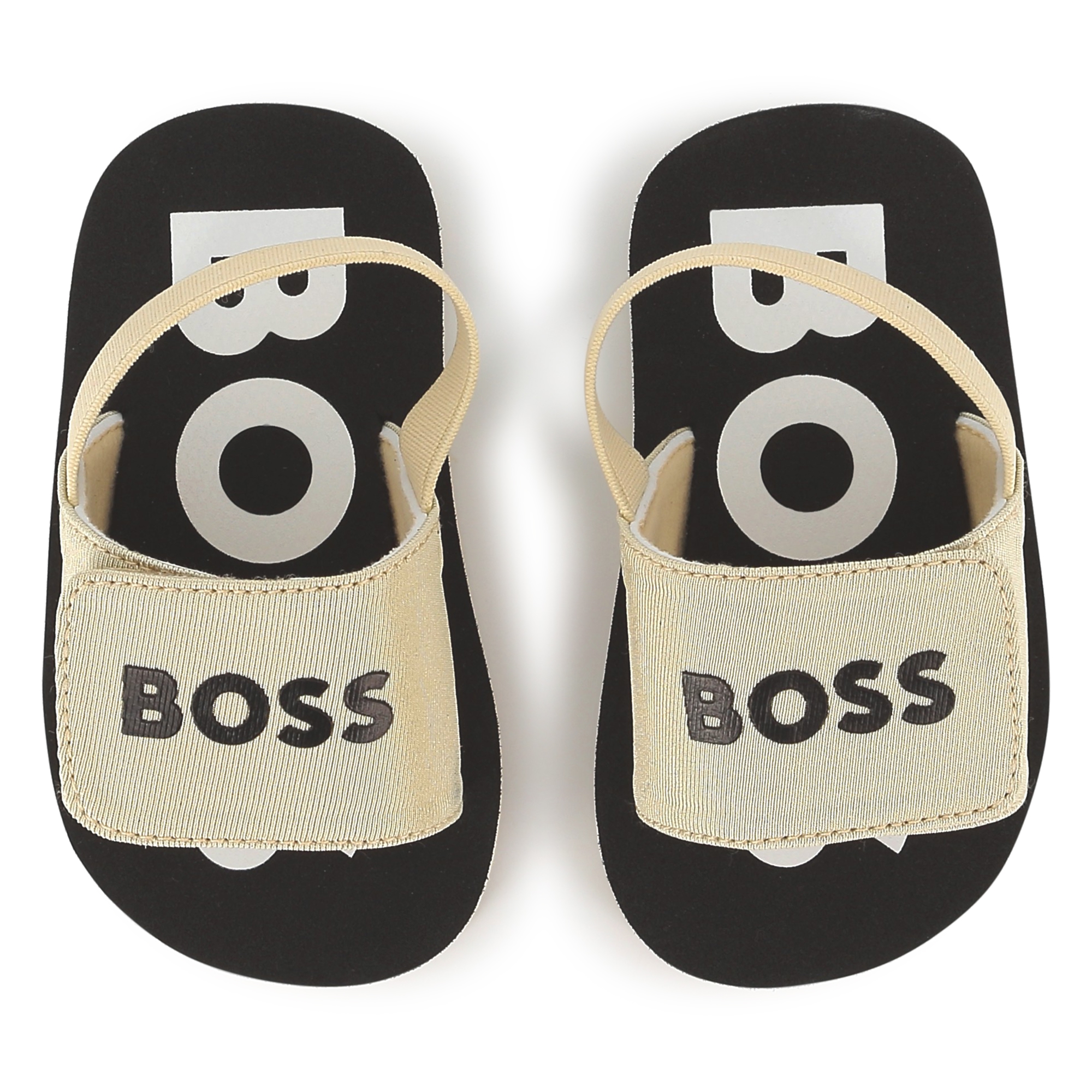 Hook-and-loop flip-flops BOSS for BOY