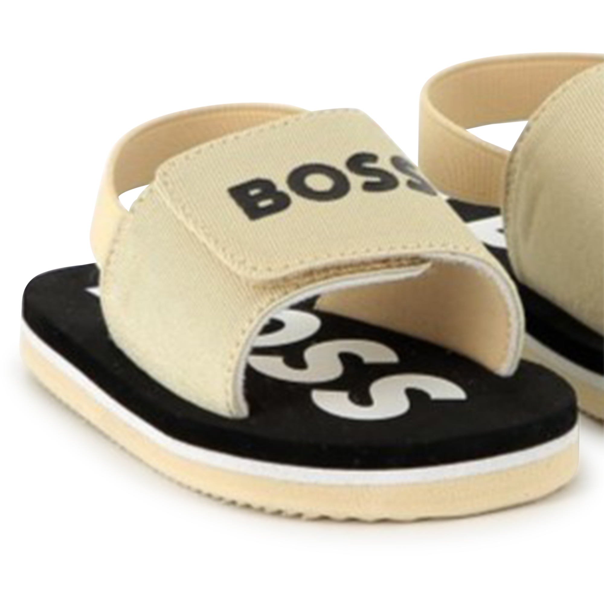 Hook-and-loop flip-flops BOSS for BOY