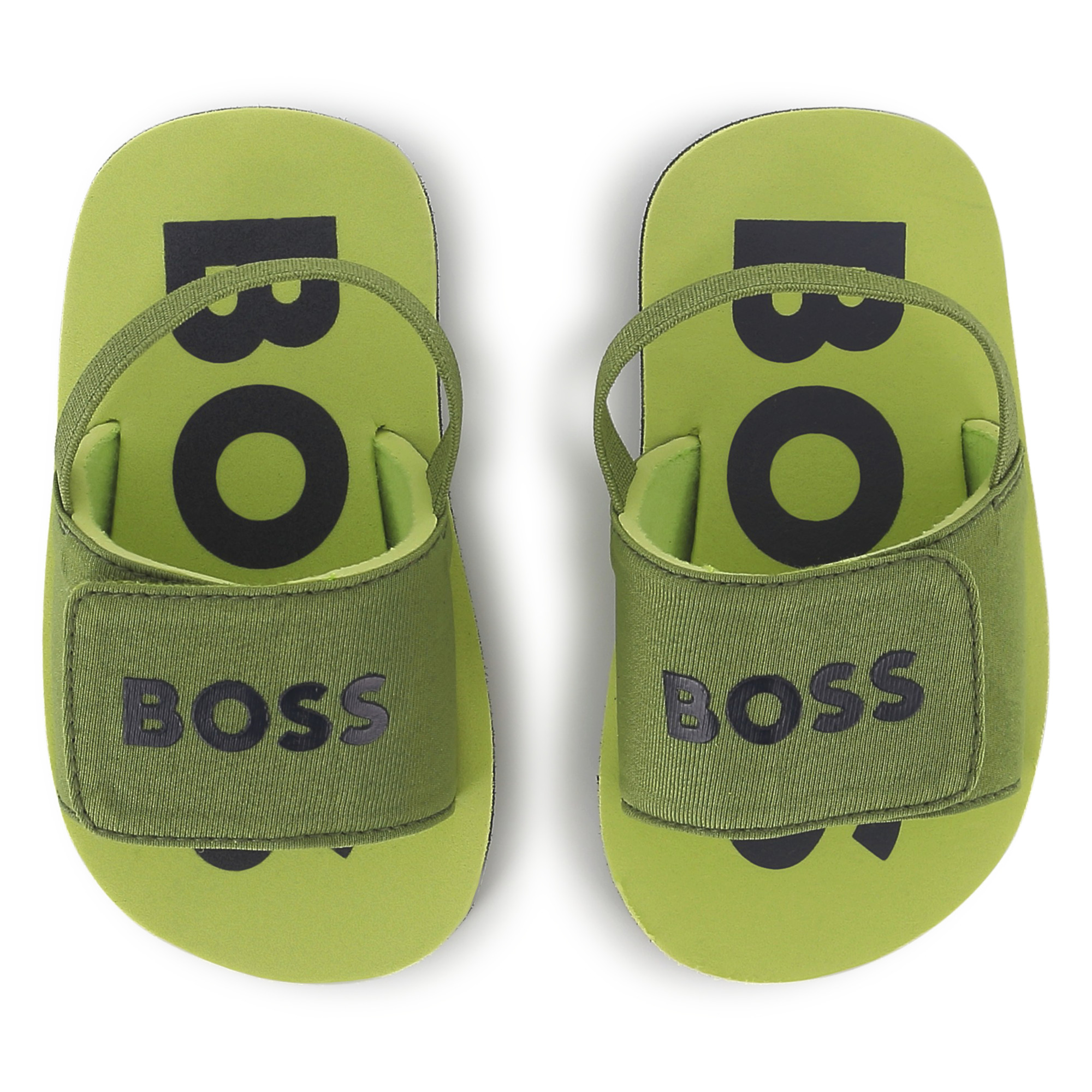 Hook-and-loop flip-flops BOSS for BOY