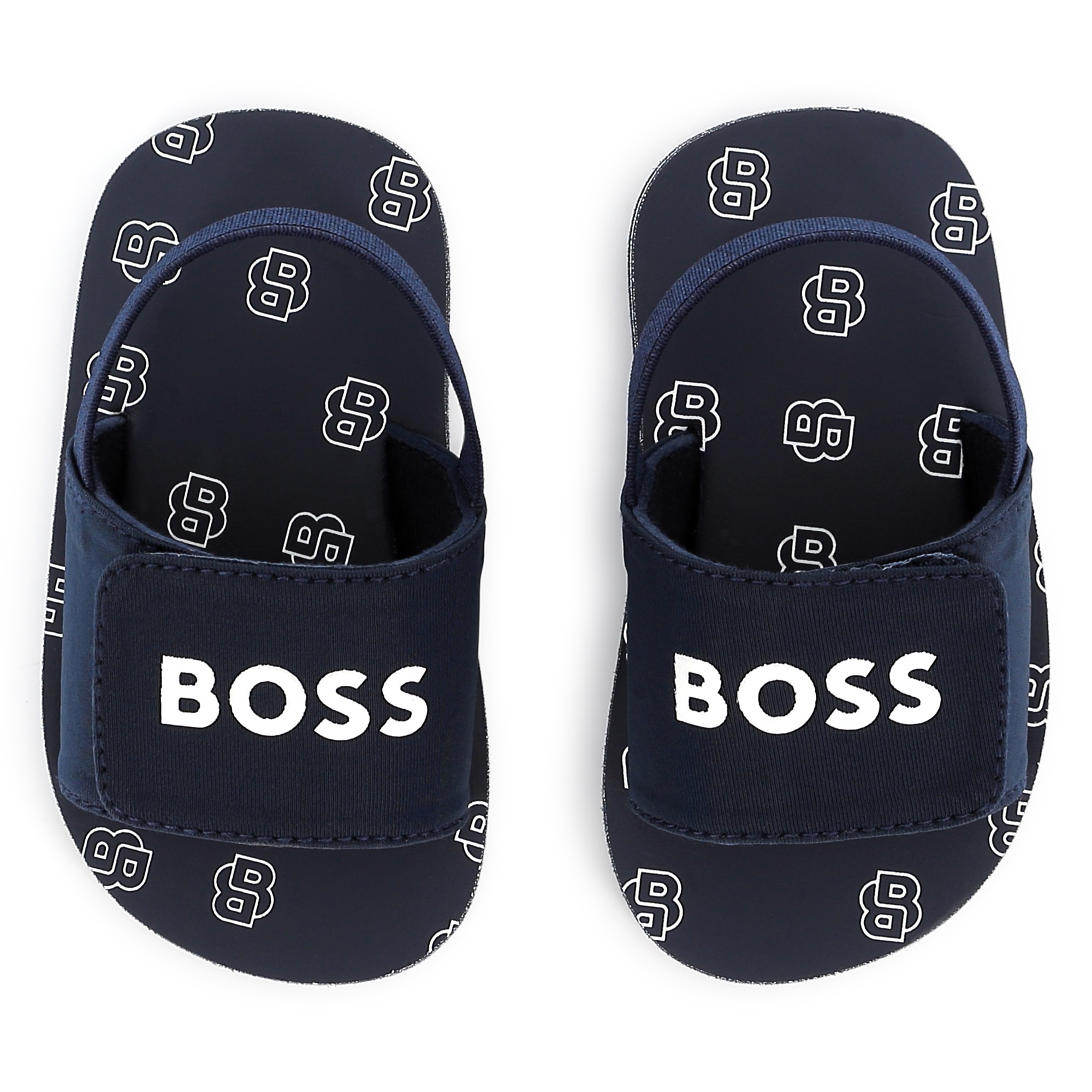 Hook-and-loop flip-flops BOSS for BOY