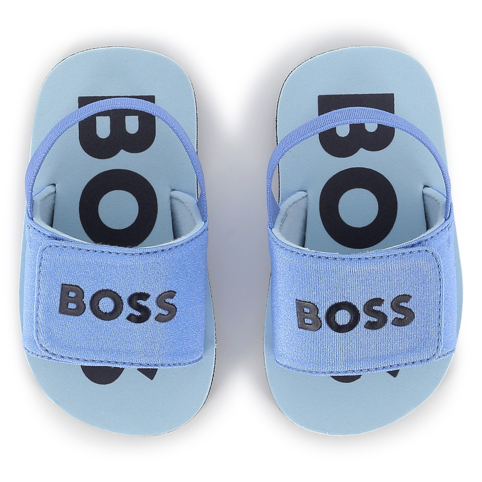 Hook-and-loop flip-flops BOSS for BOY