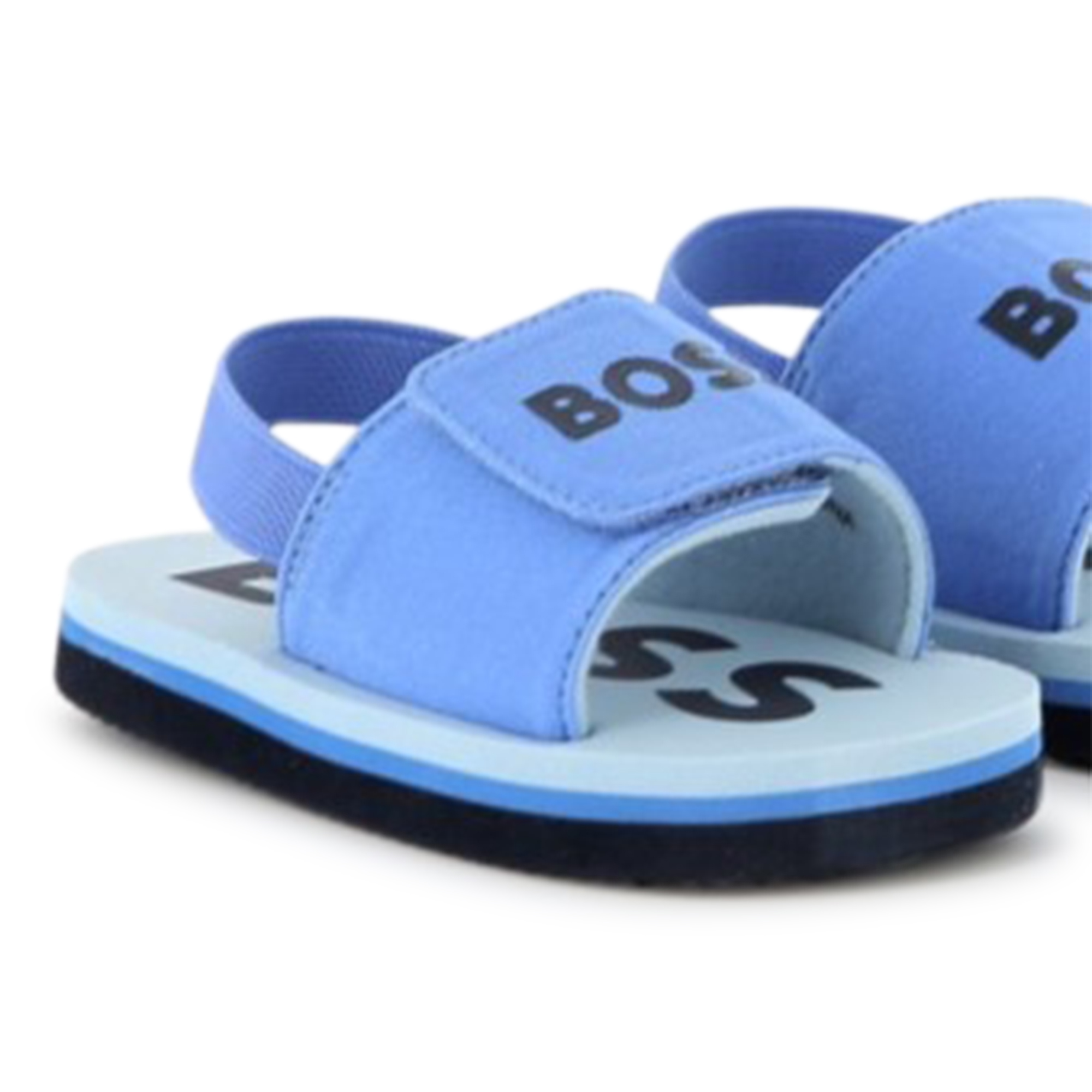 Hook-and-loop flip-flops BOSS for BOY