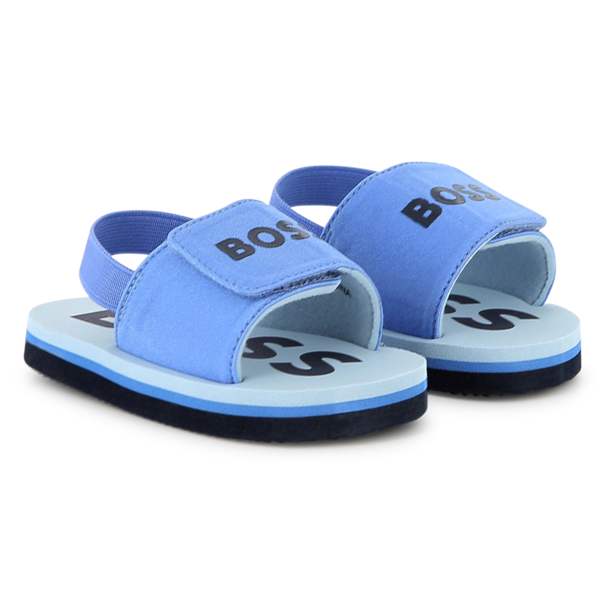 Hook-and-loop flip-flops BOSS for BOY