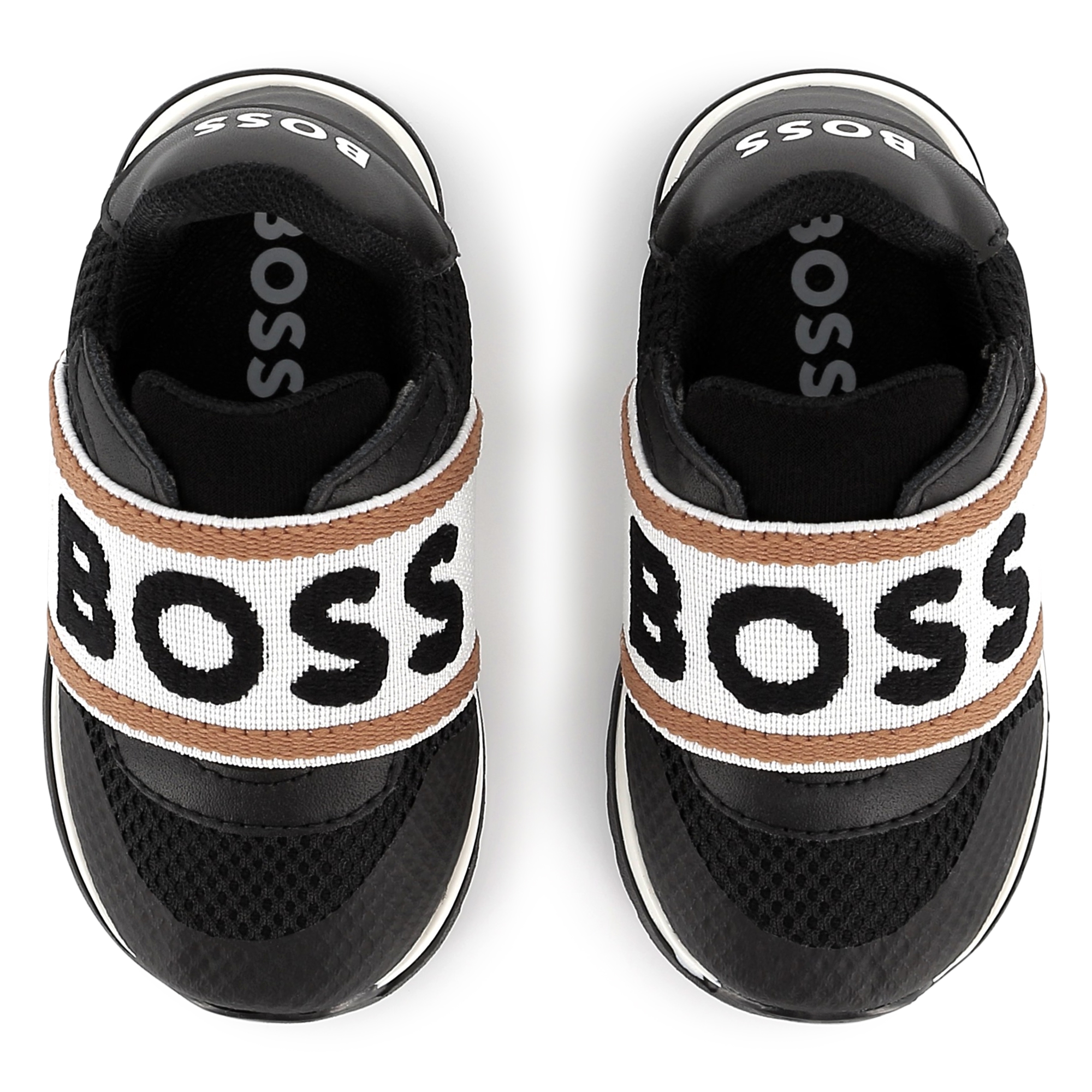 Sneakers in pelle e in rete BOSS Per RAGAZZO