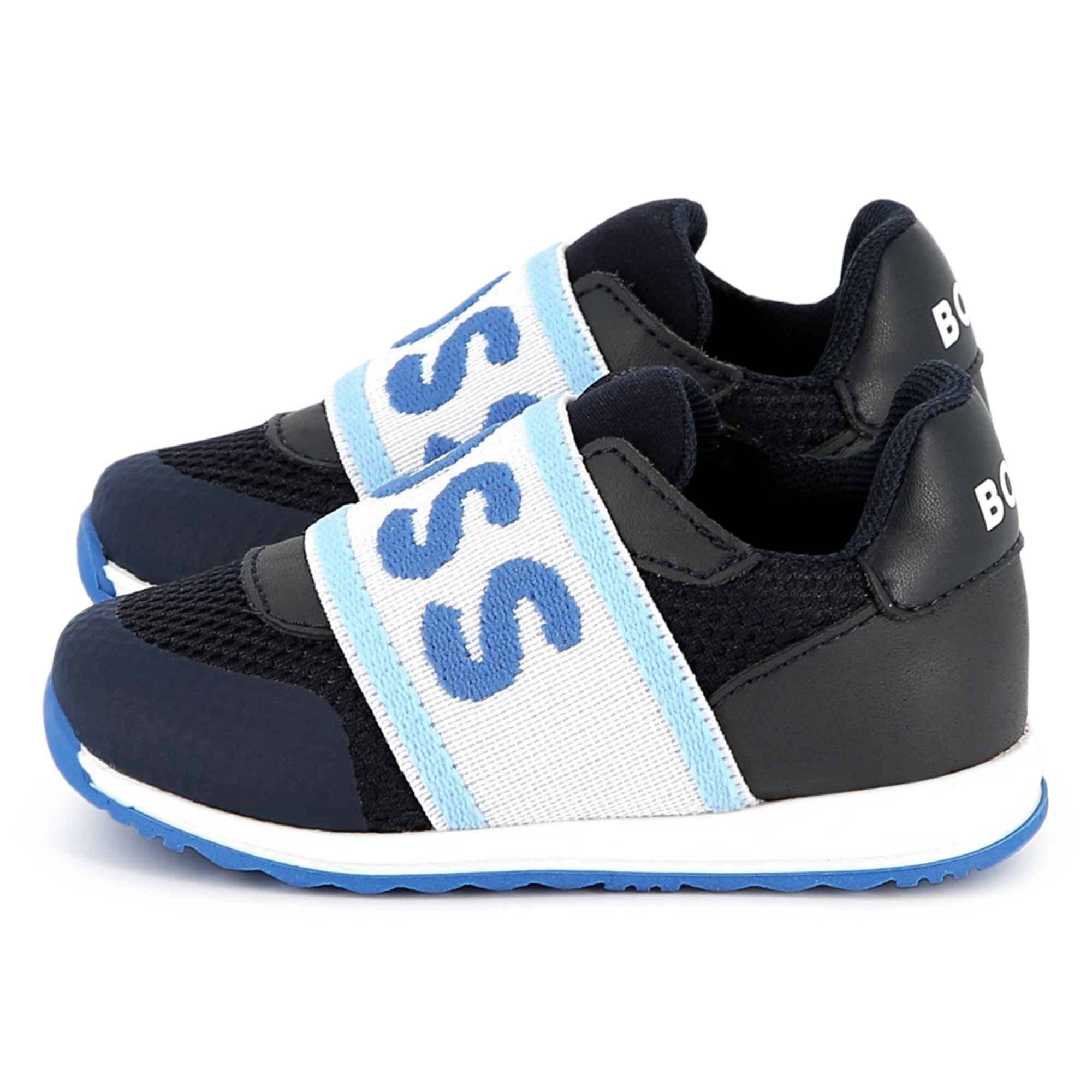 Sneakers in pelle e in rete BOSS Per RAGAZZO