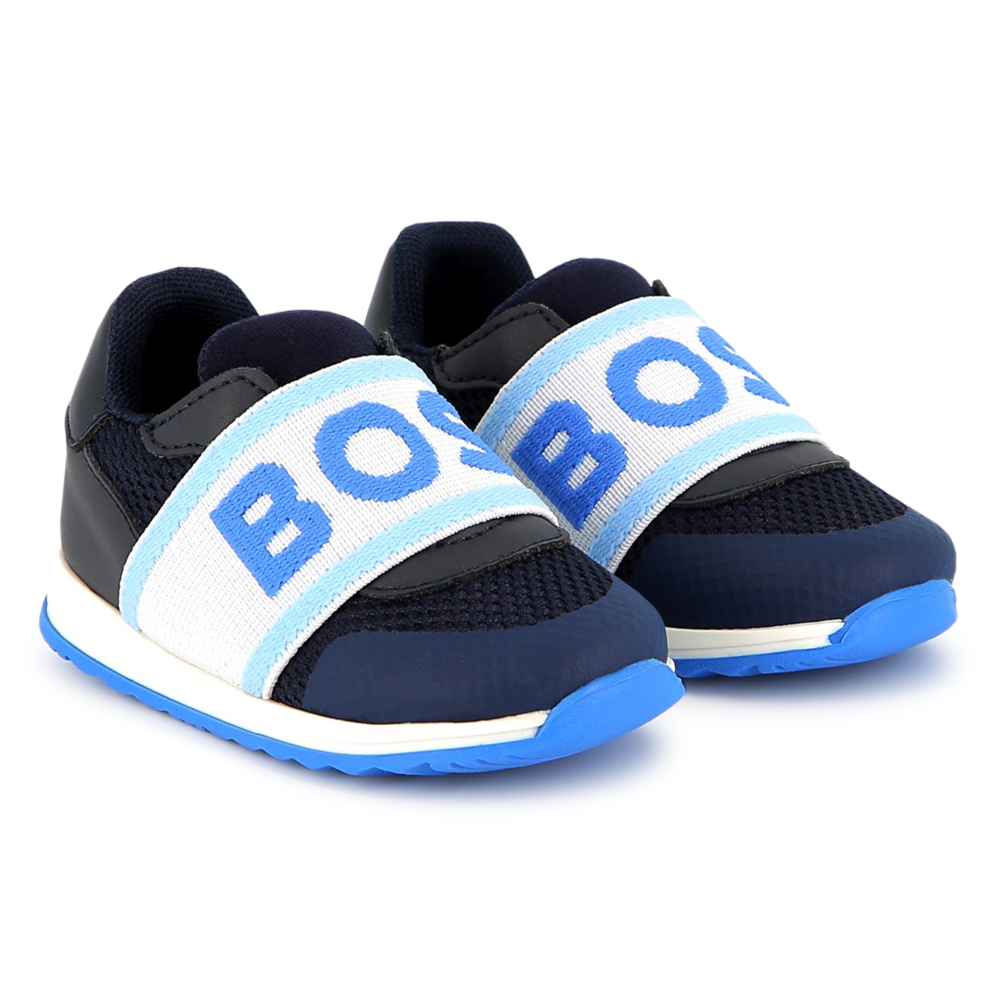 Sneakers in pelle e in rete BOSS Per RAGAZZO