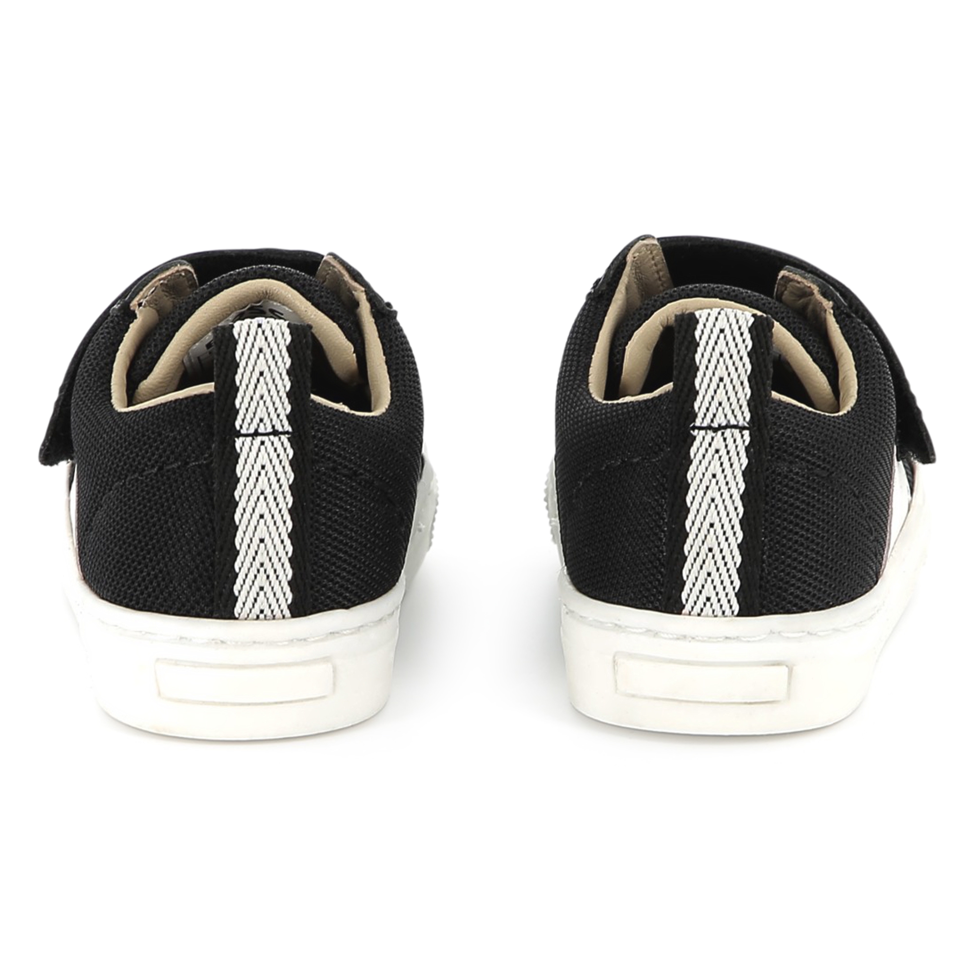 Leather hook-and-loop trainers BOSS for BOY