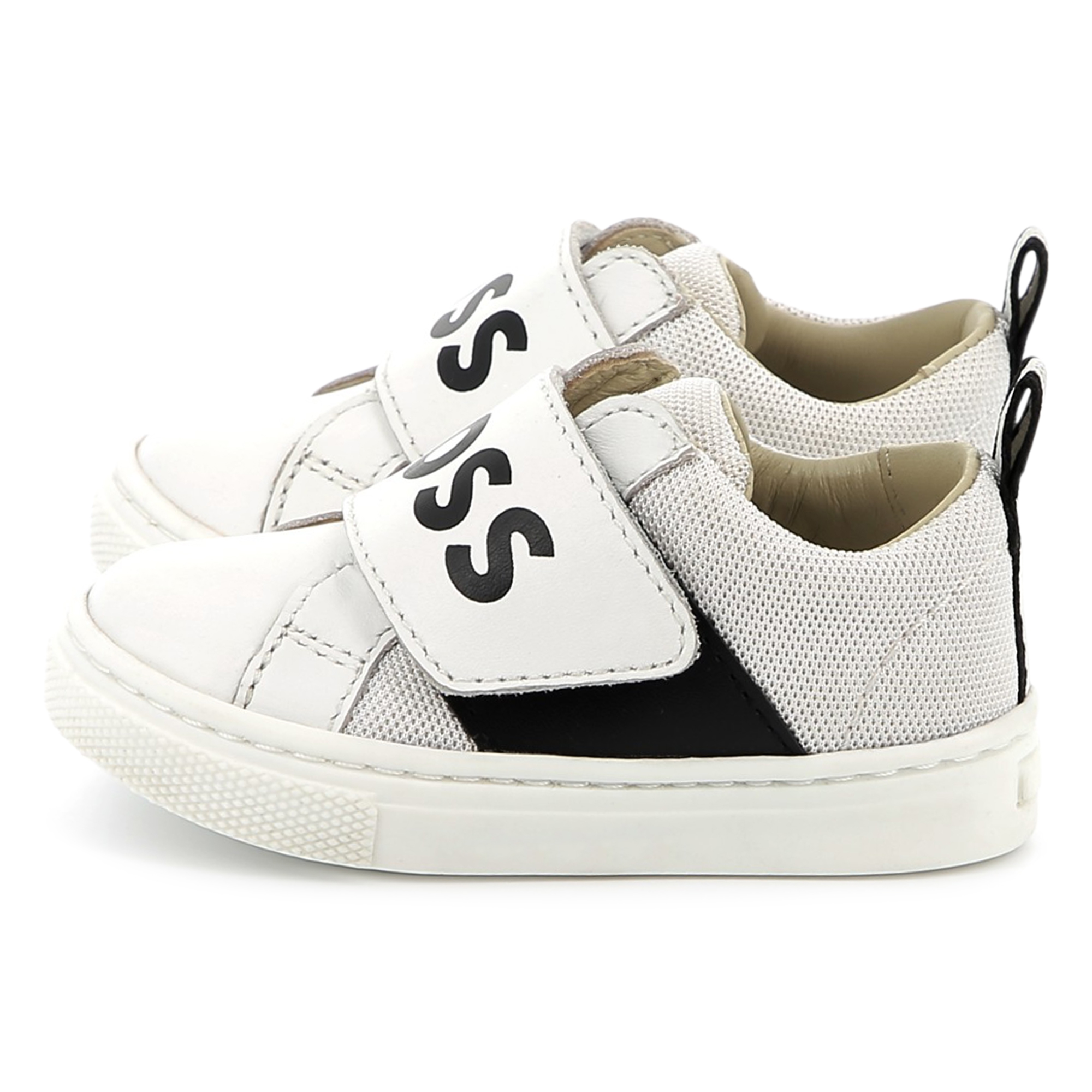 Sneakers a strappo misto pelle BOSS Per RAGAZZO