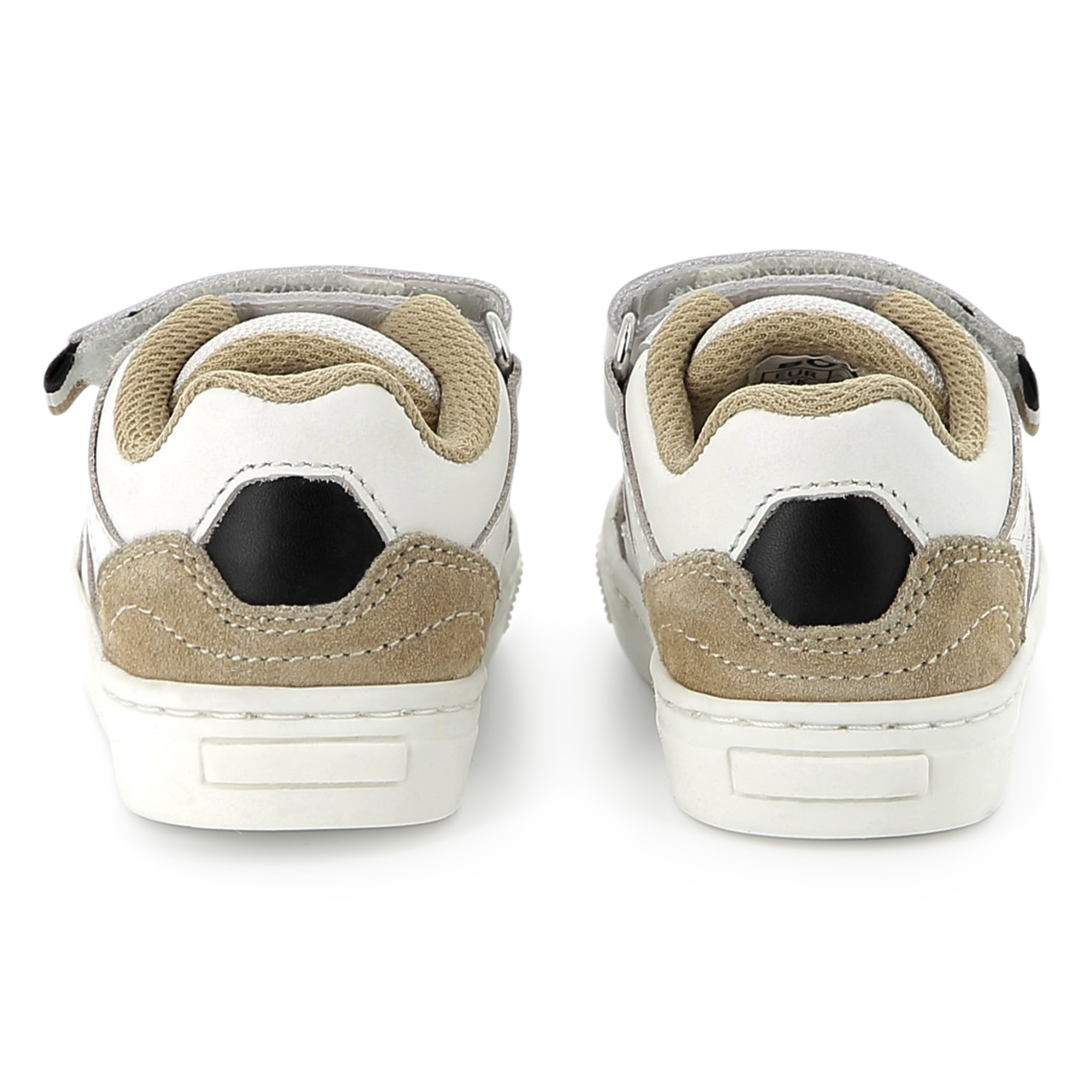 Leather hook-and-loop trainers BOSS for BOY