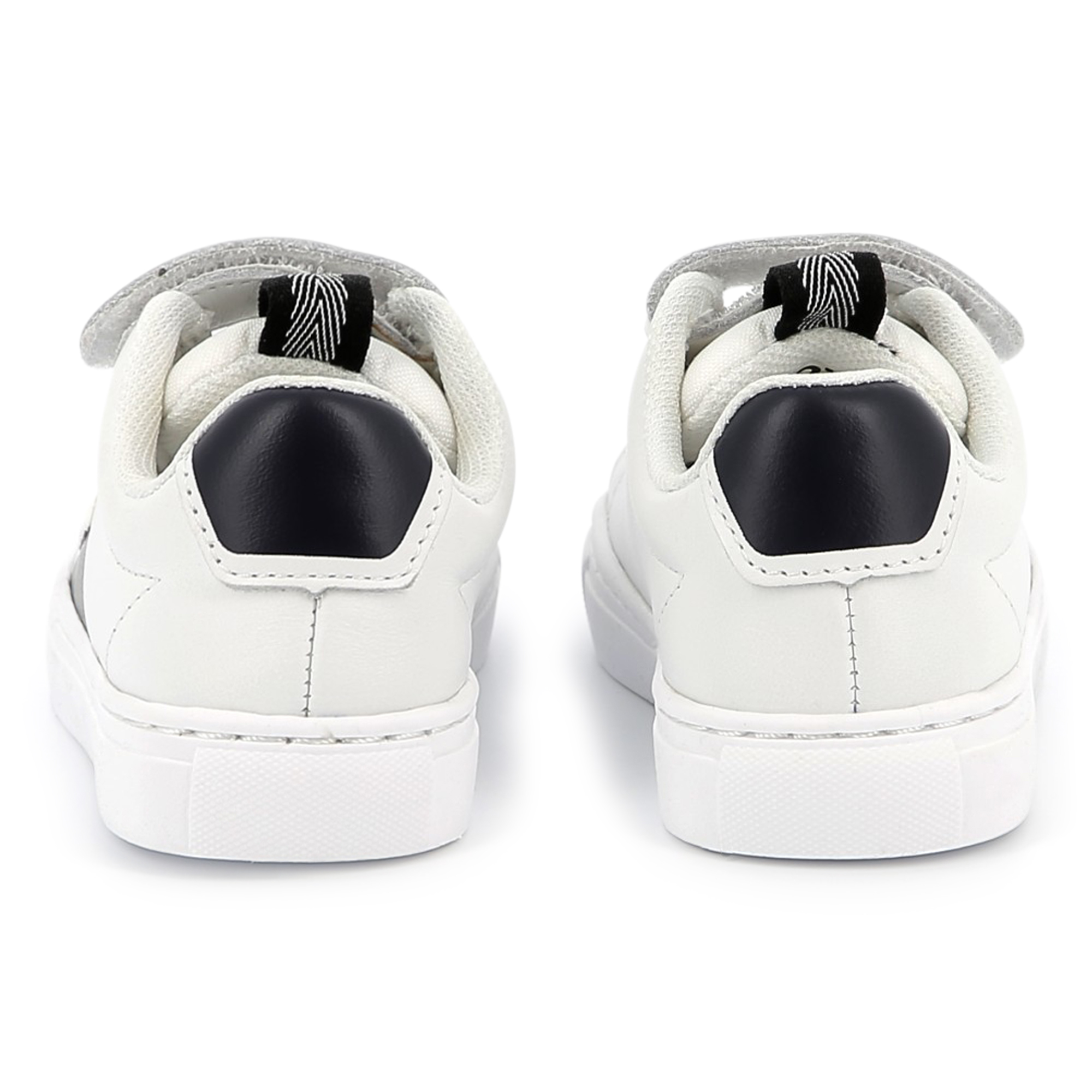 Leren sneakers in twee kleuren BOSS Voor