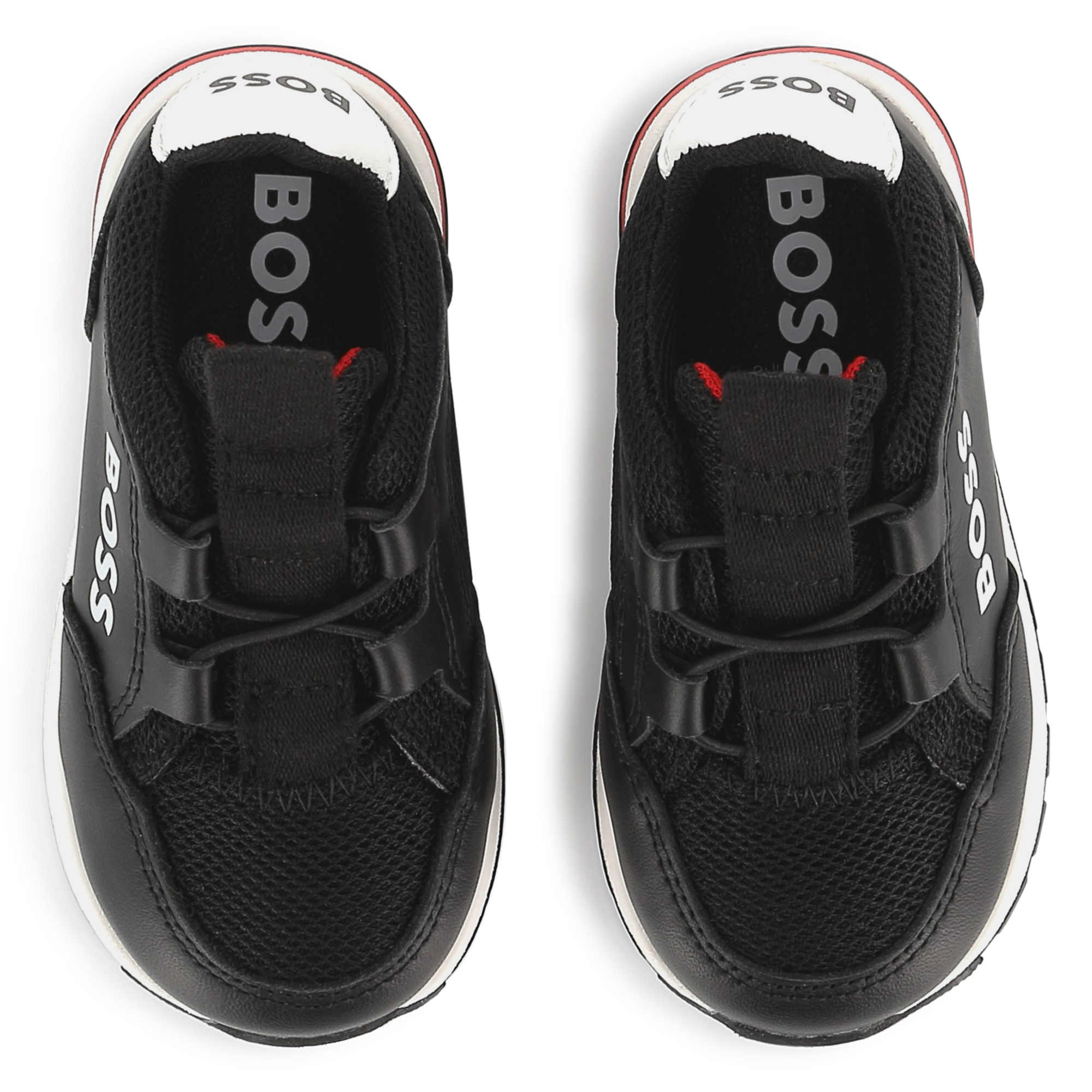 Lace-up leather trainers BOSS for BOY