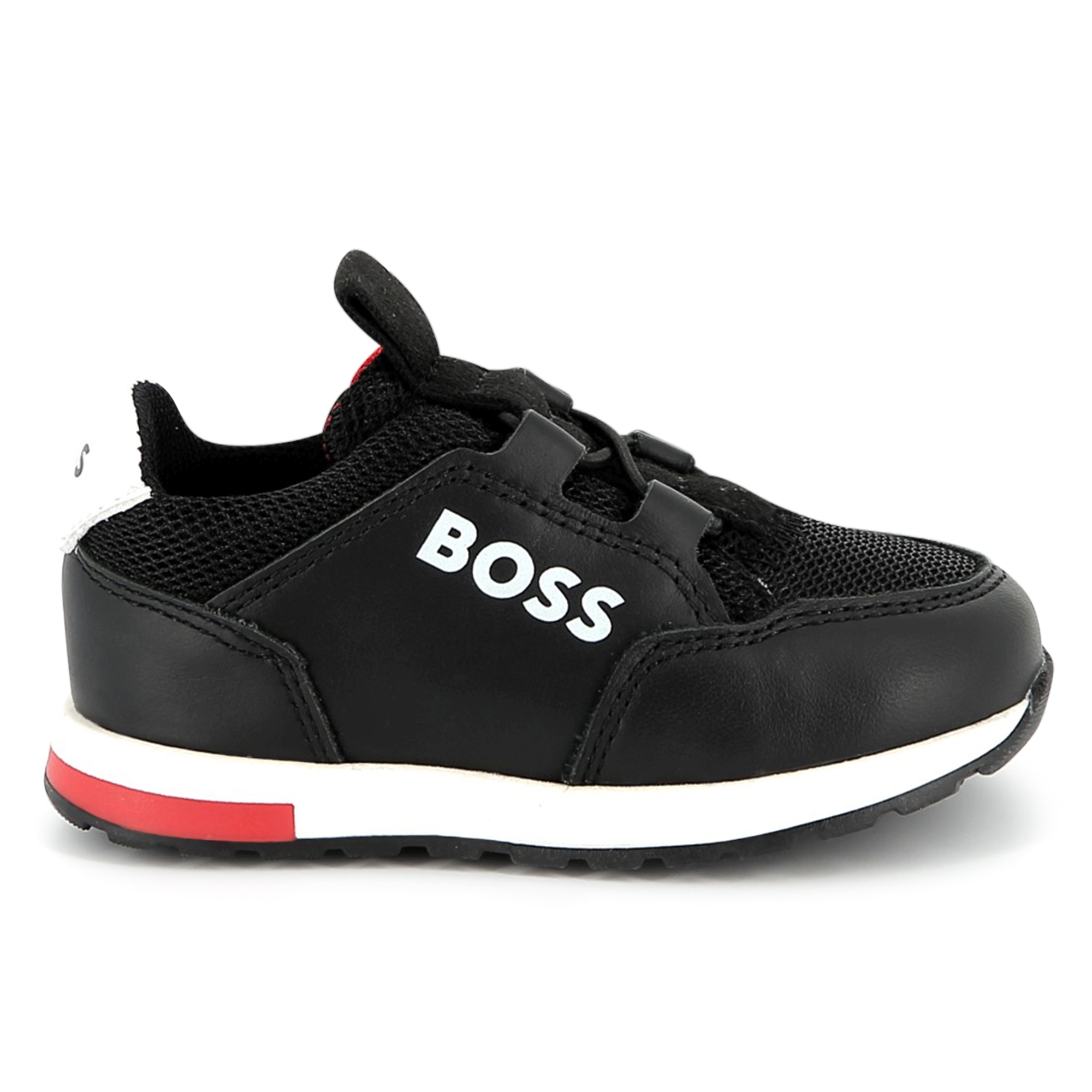 Lace-up leather trainers BOSS for BOY