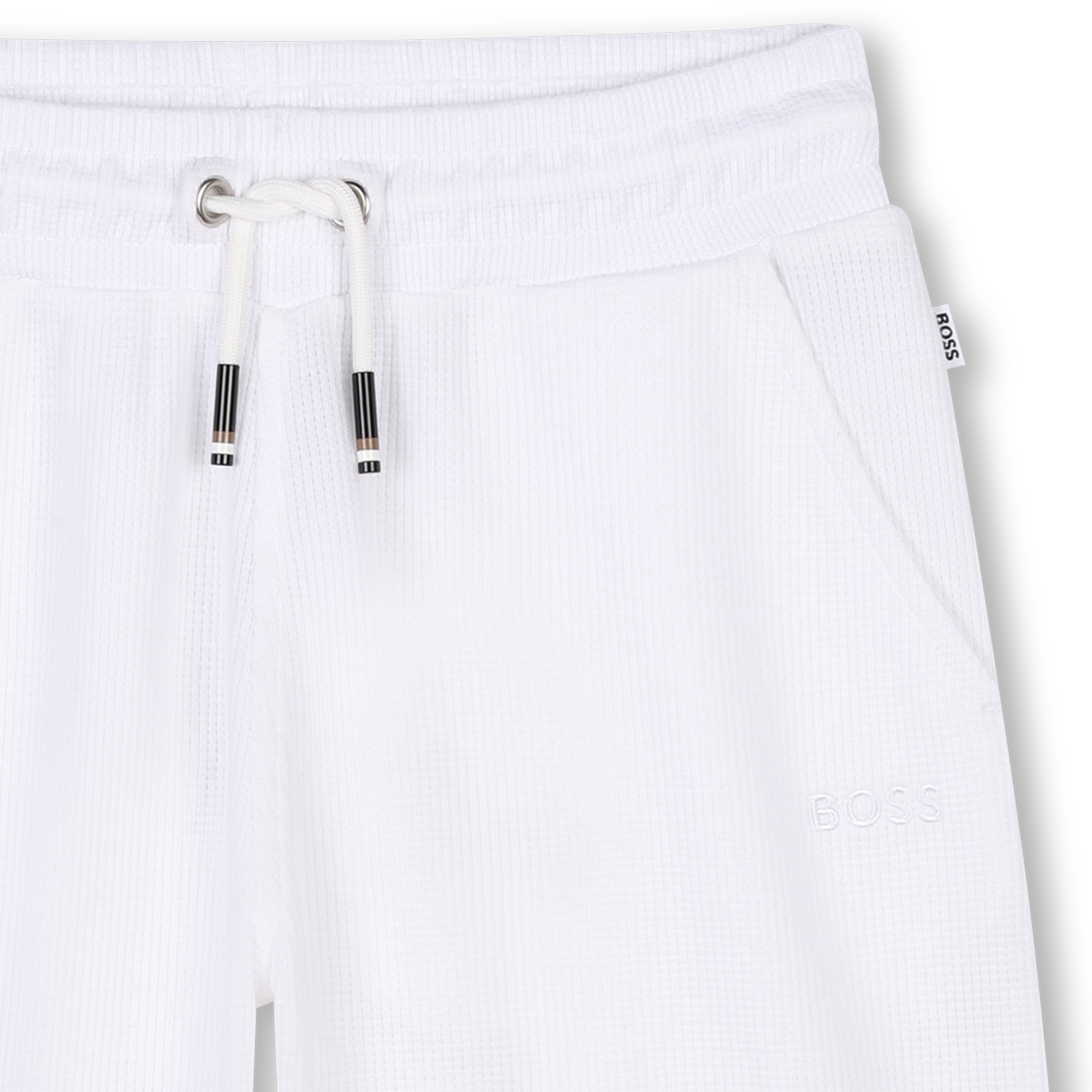 Short de jogging gaufré BOSS pour GARCON