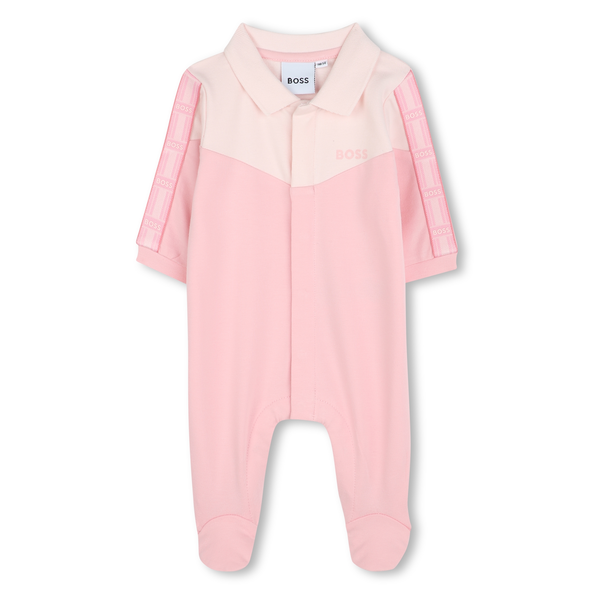 Polo-neck panelled pyjamas BOSS for GIRL