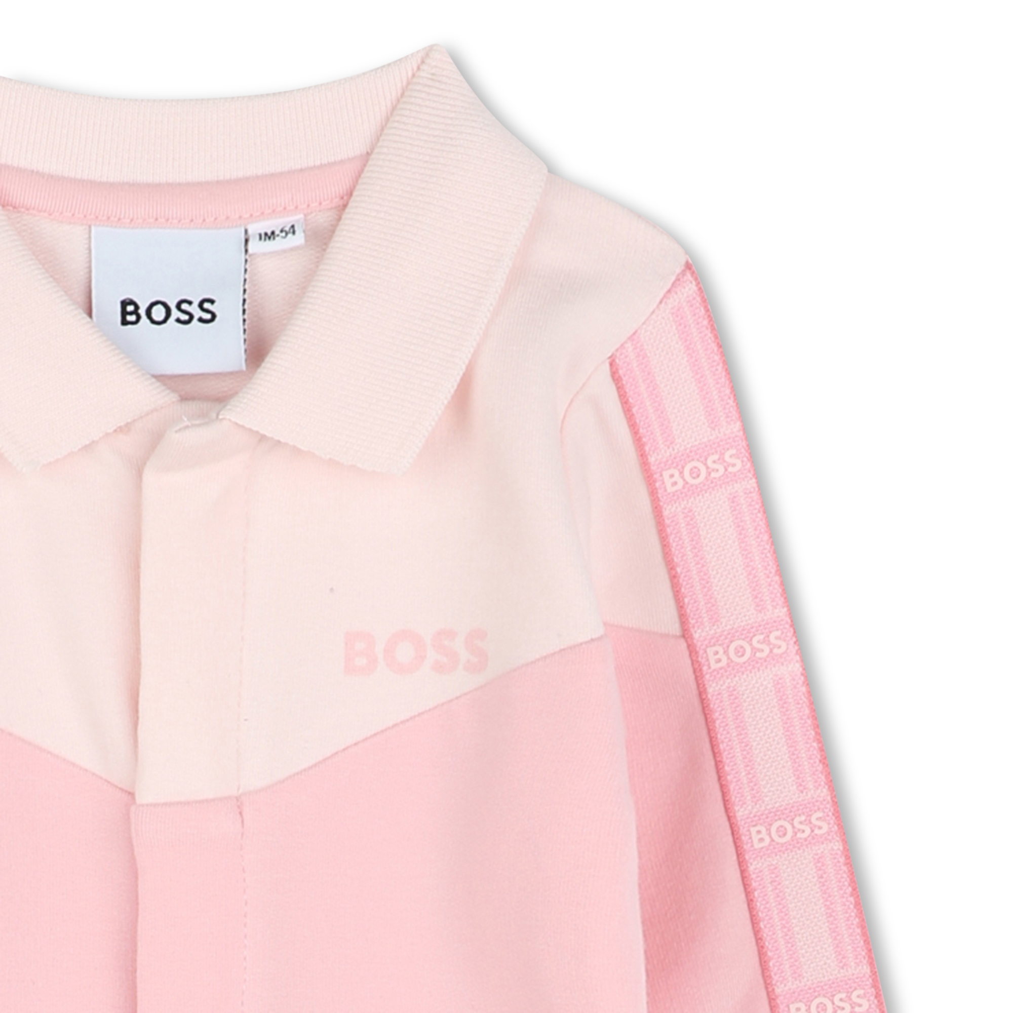 Polo-neck panelled pyjamas BOSS for GIRL