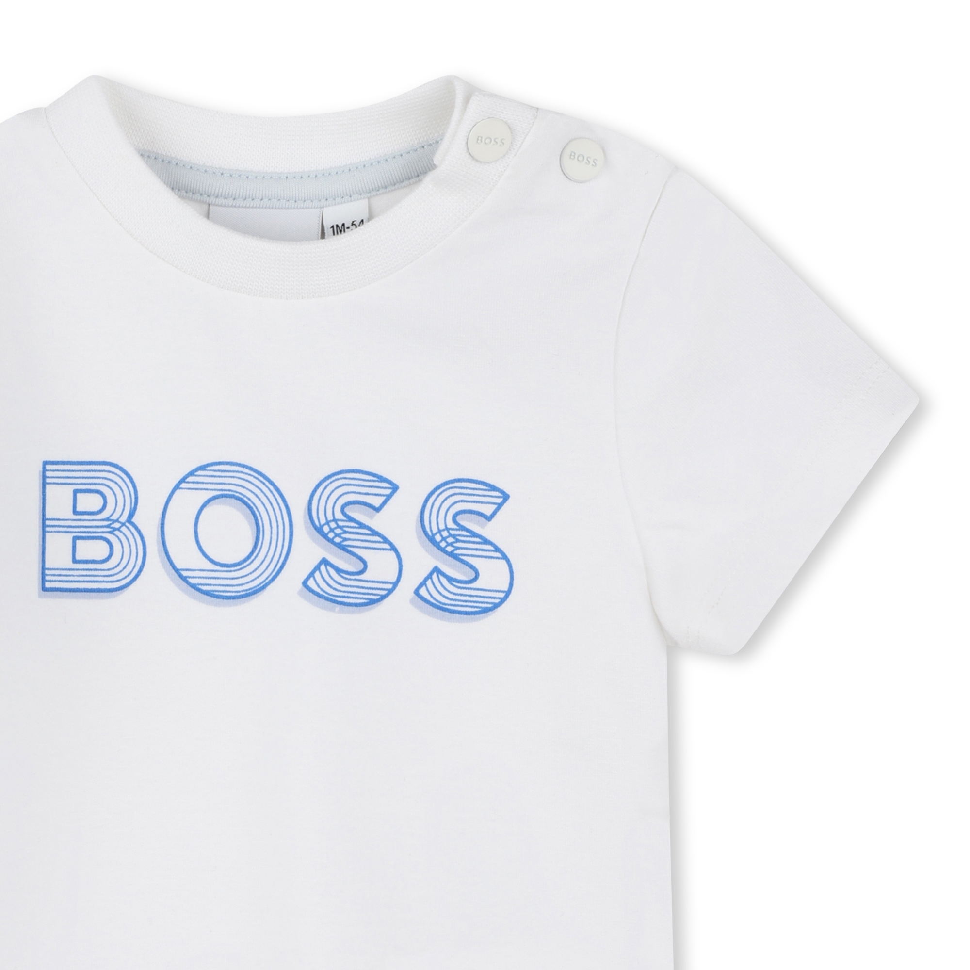 Camiseta con logo estampado BOSS para NIÑO