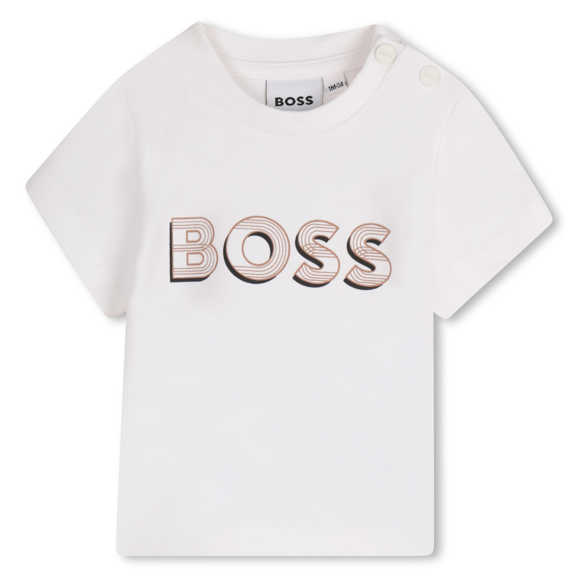 Camiseta con logo estampado BOSS para NIÑO