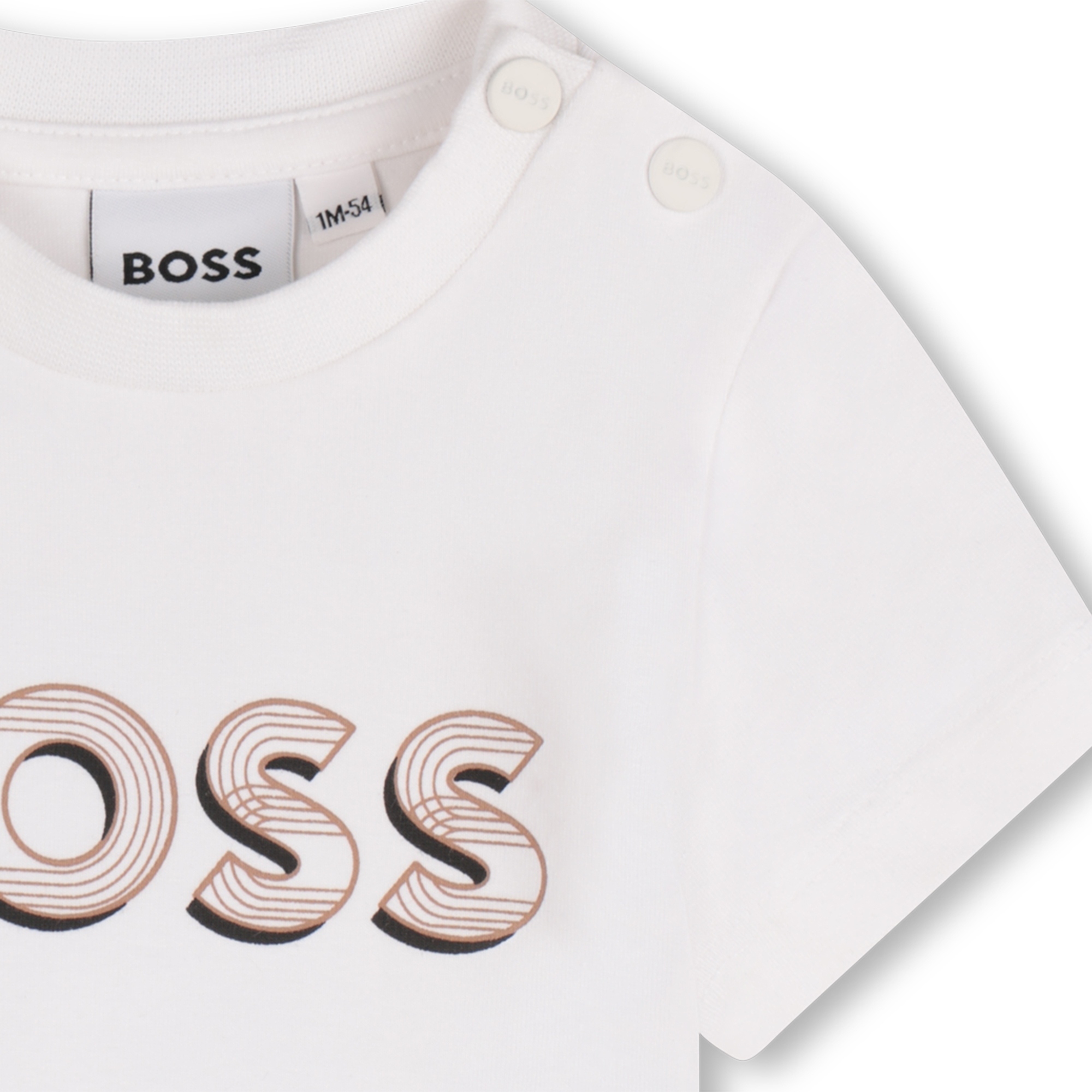 T-shirt with logo print BOSS for BOY