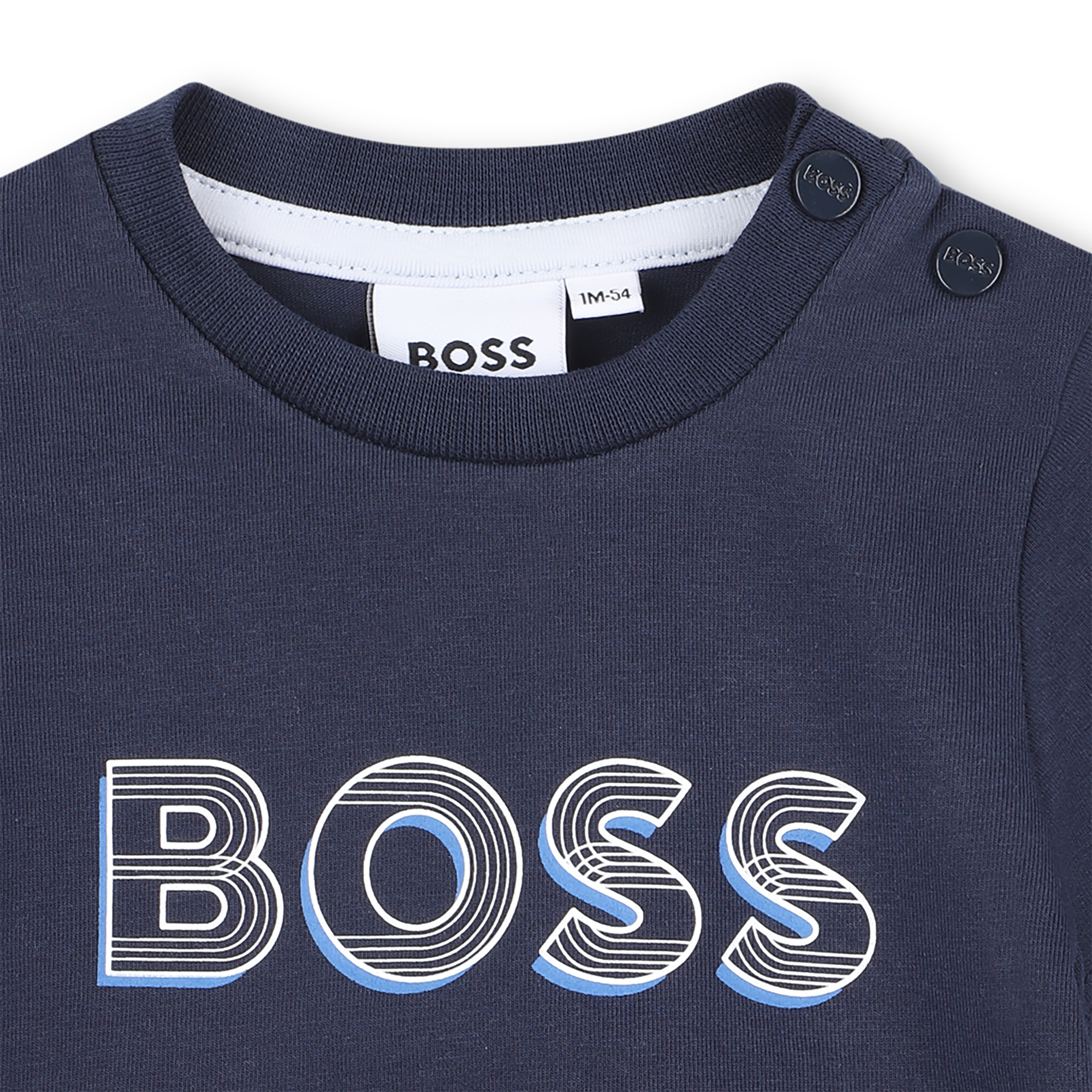 Camiseta con logo estampado BOSS para NIÑO