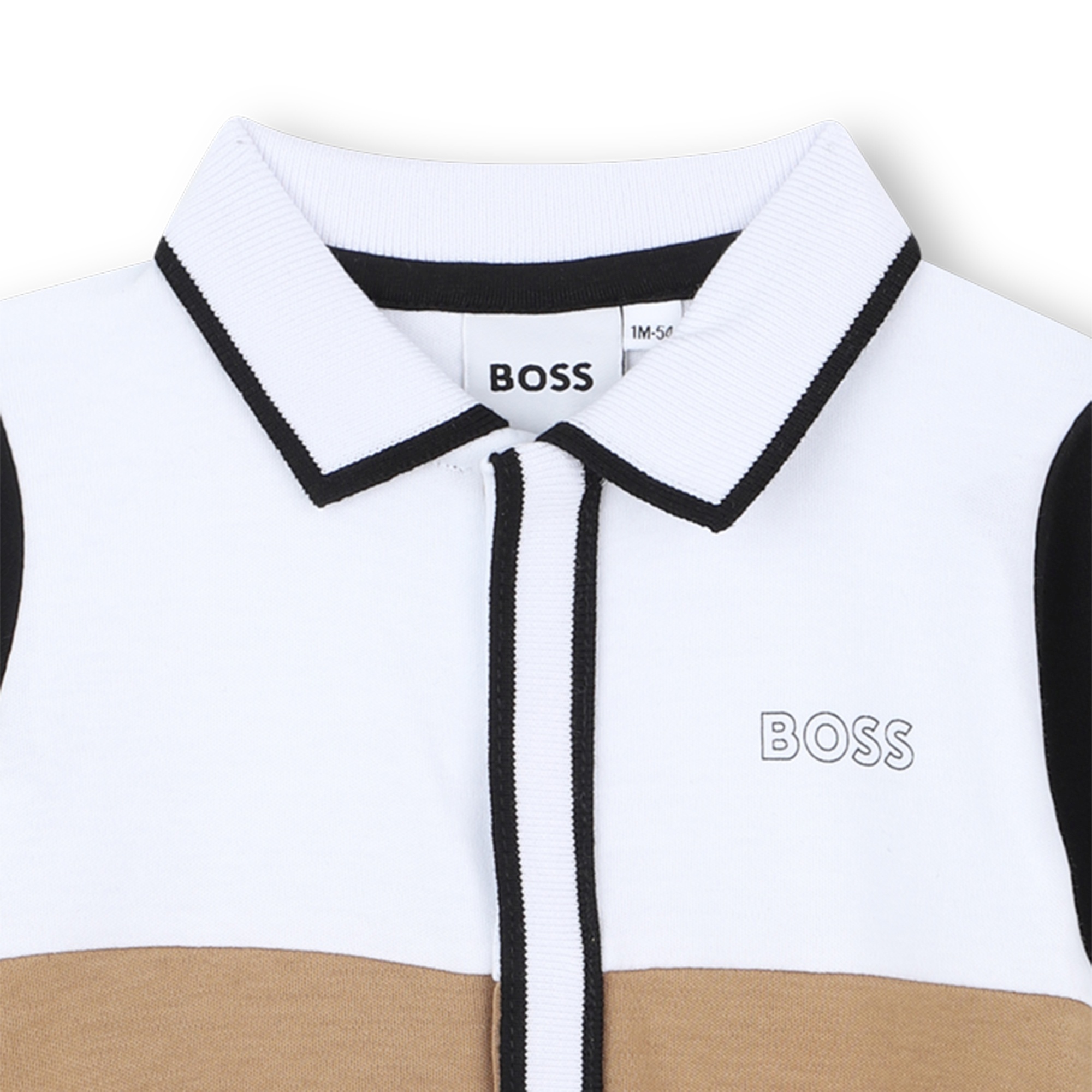 Pijama tricolor cuello de polo BOSS para NIÑO