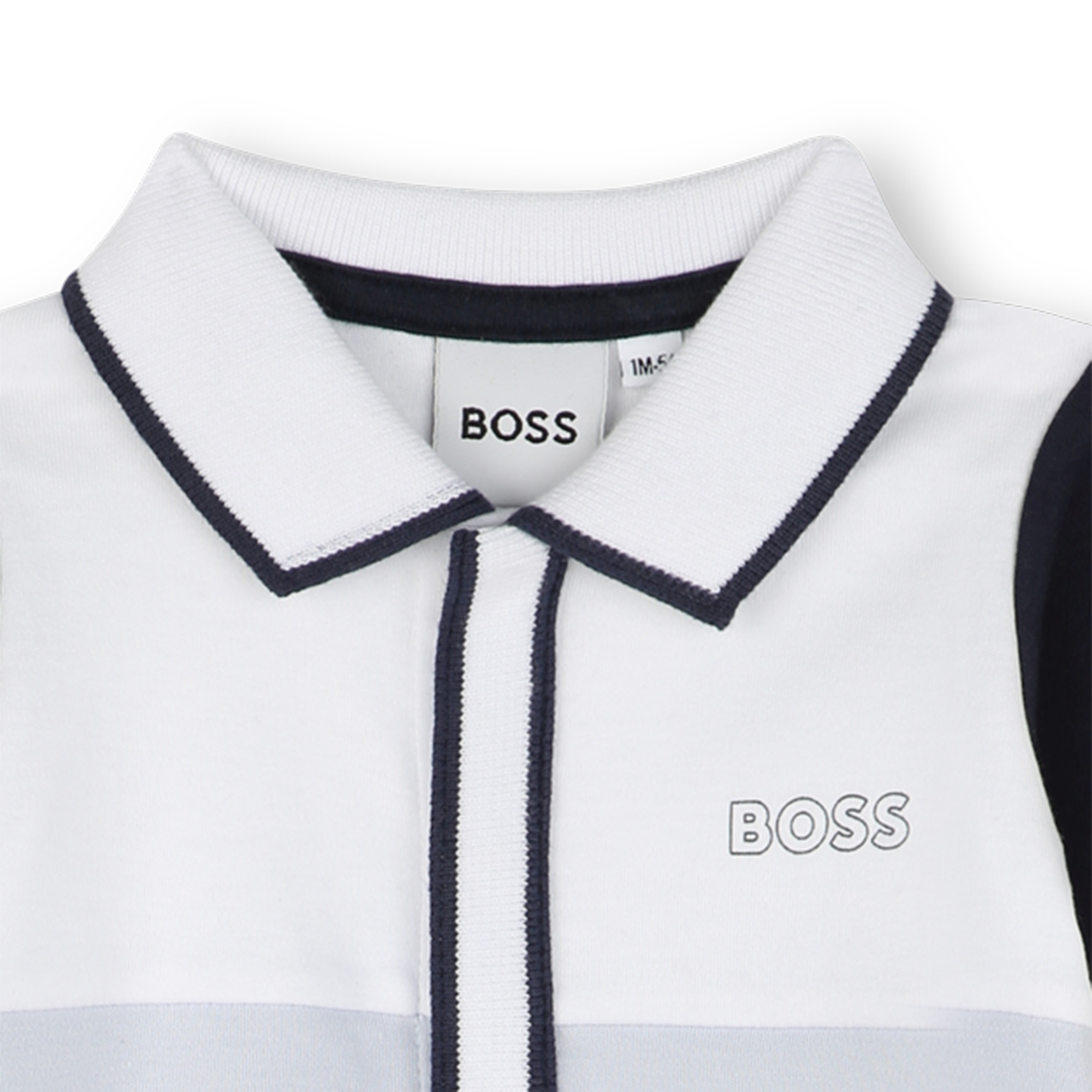 Tricolour polo-neck pyjamas BOSS for BOY