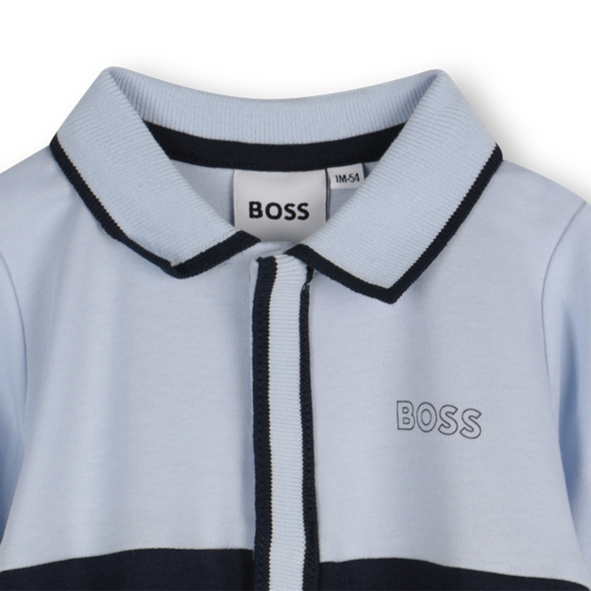 Tricolour polo-neck pyjamas BOSS for BOY