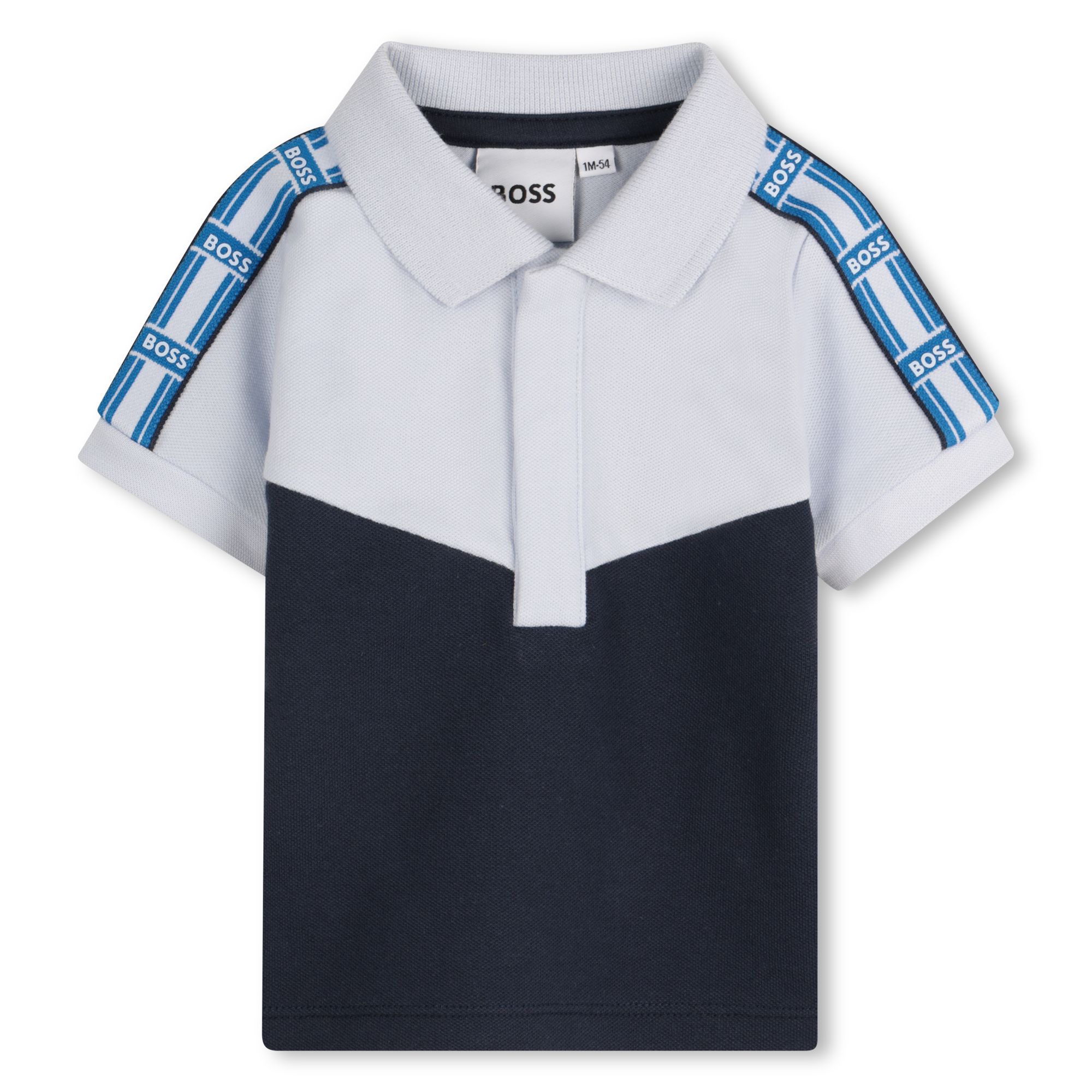 Polo shirt with sleeve trim BOSS for BOY