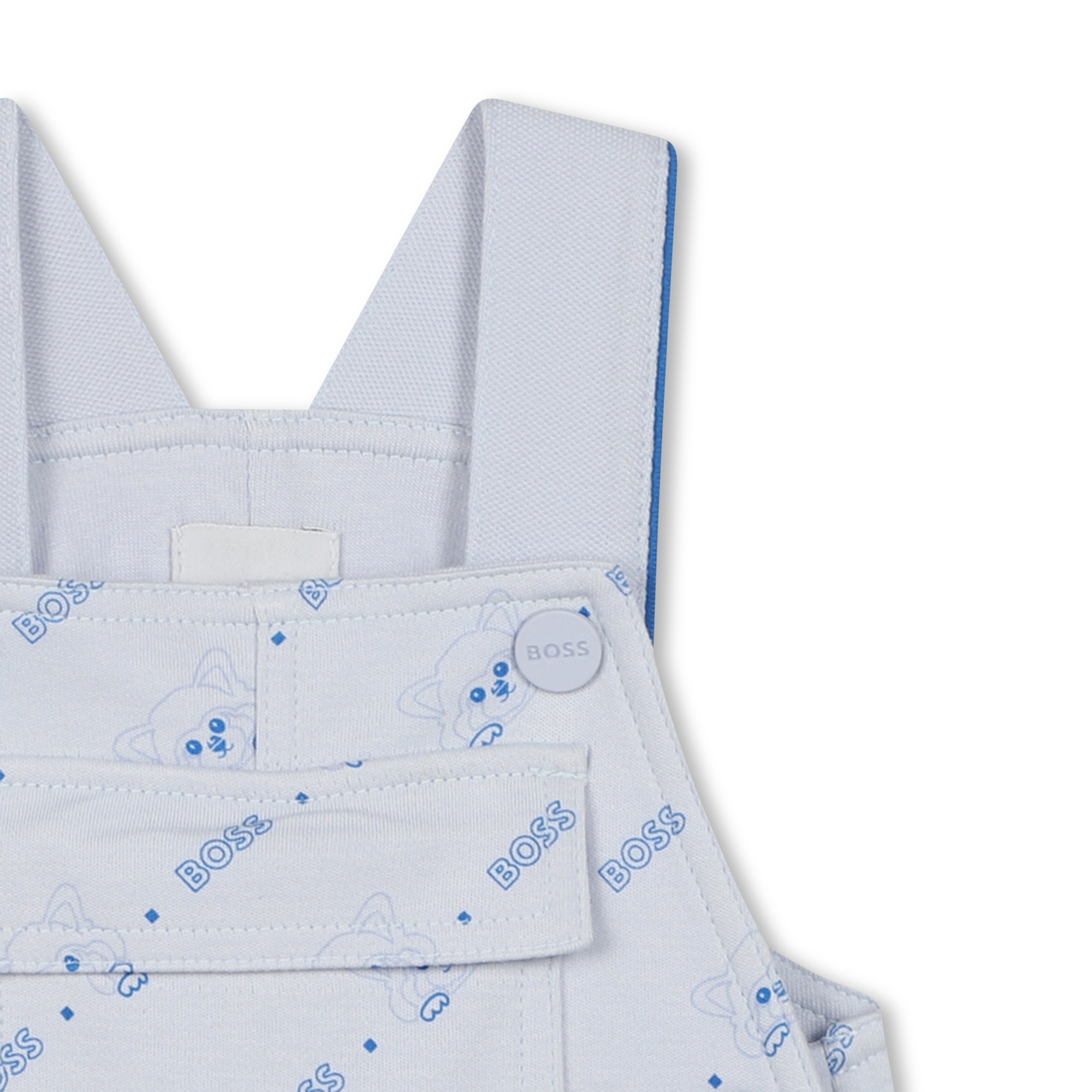 Panda-print short dungarees BOSS for BOY