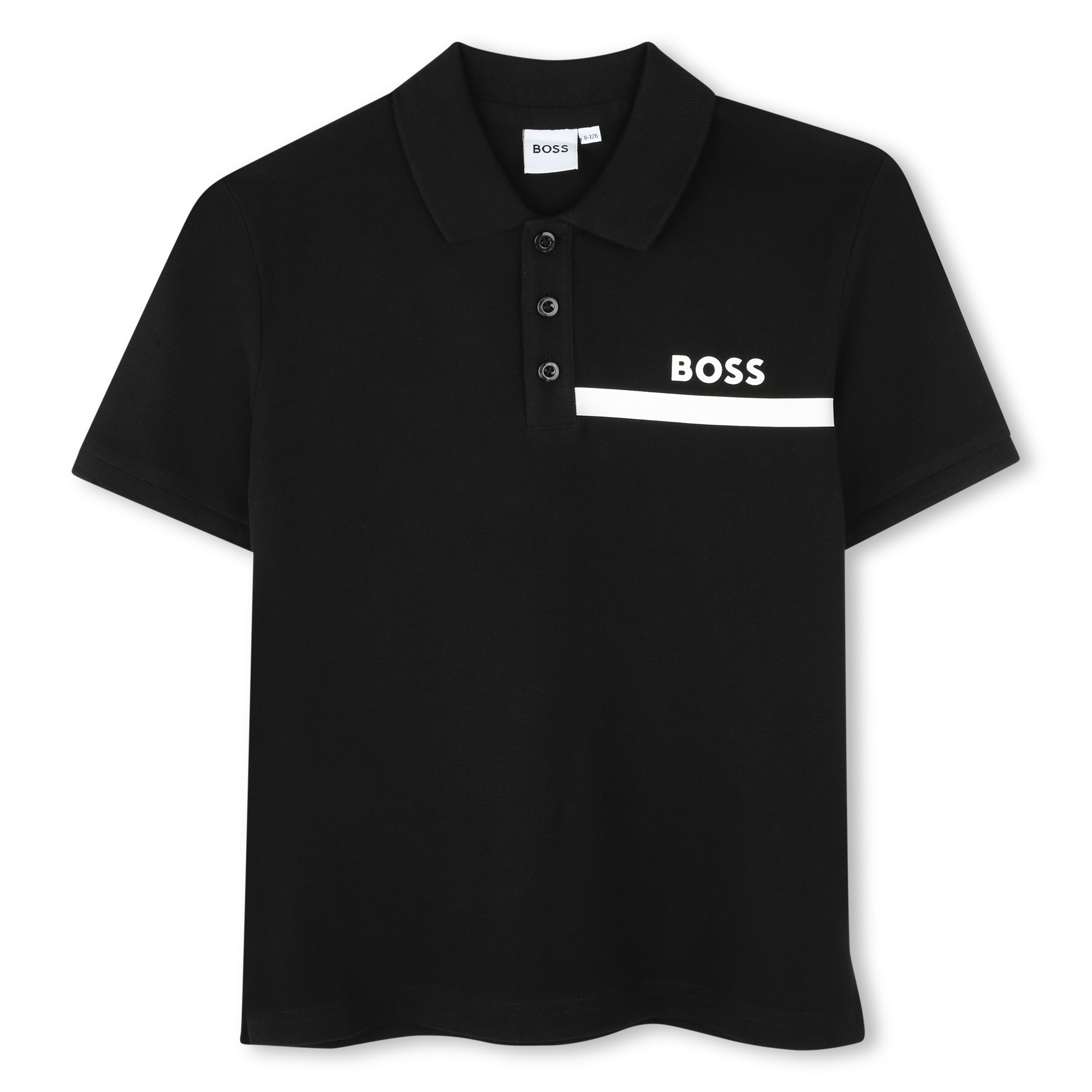 POLO MET KORTE MOUWEN BOSS Voor