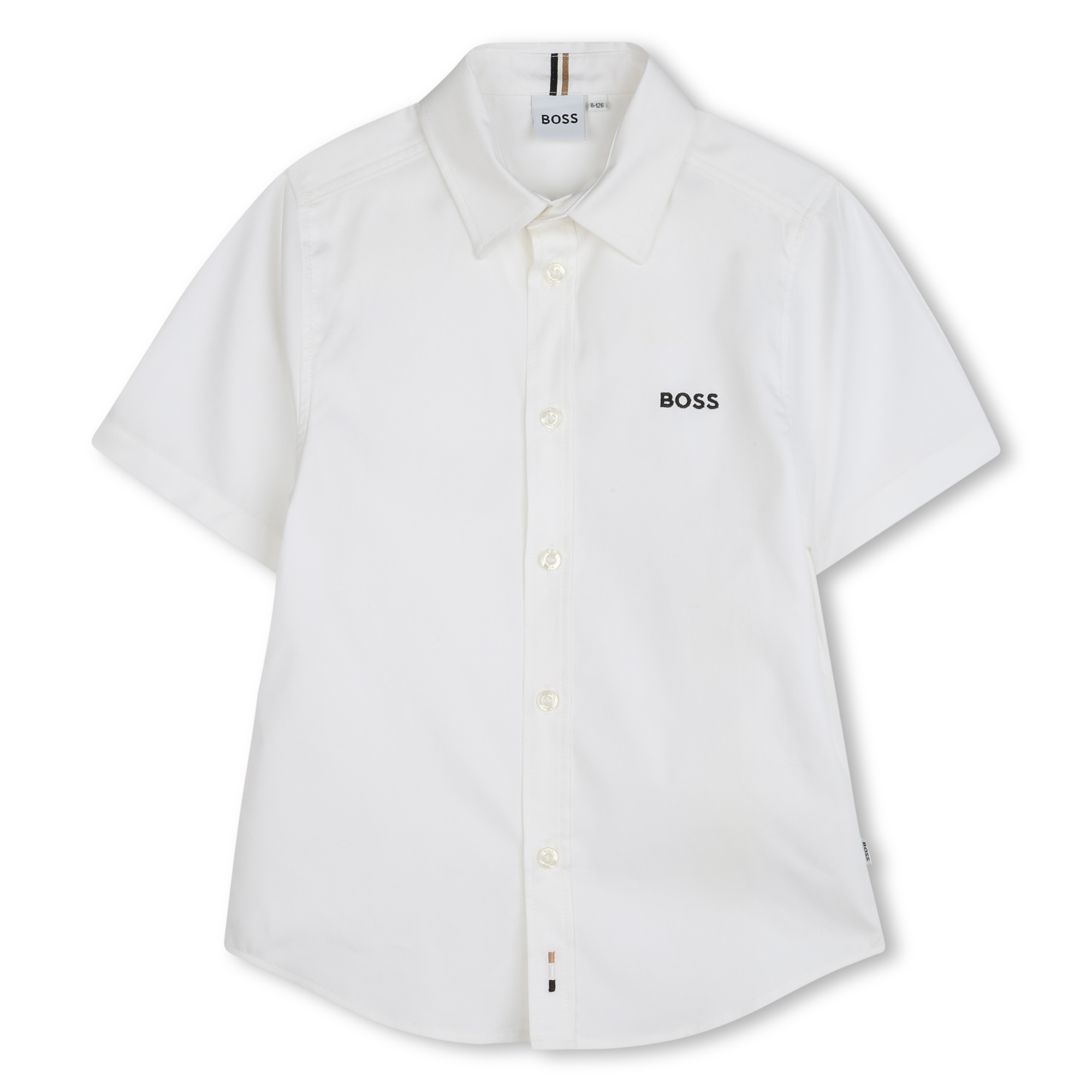 Chemise droite en coton BOSS pour GARCON