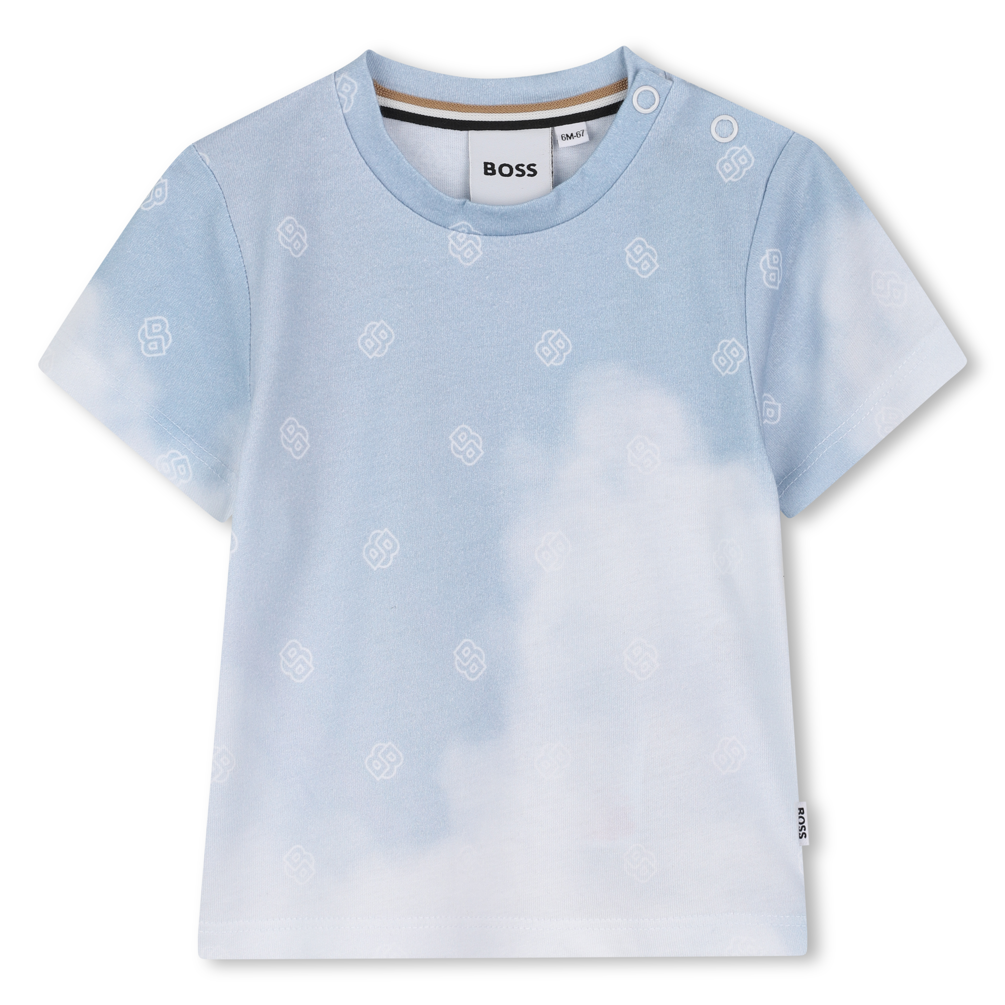 Short-sleeved cotton T-shirt BOSS for BOY