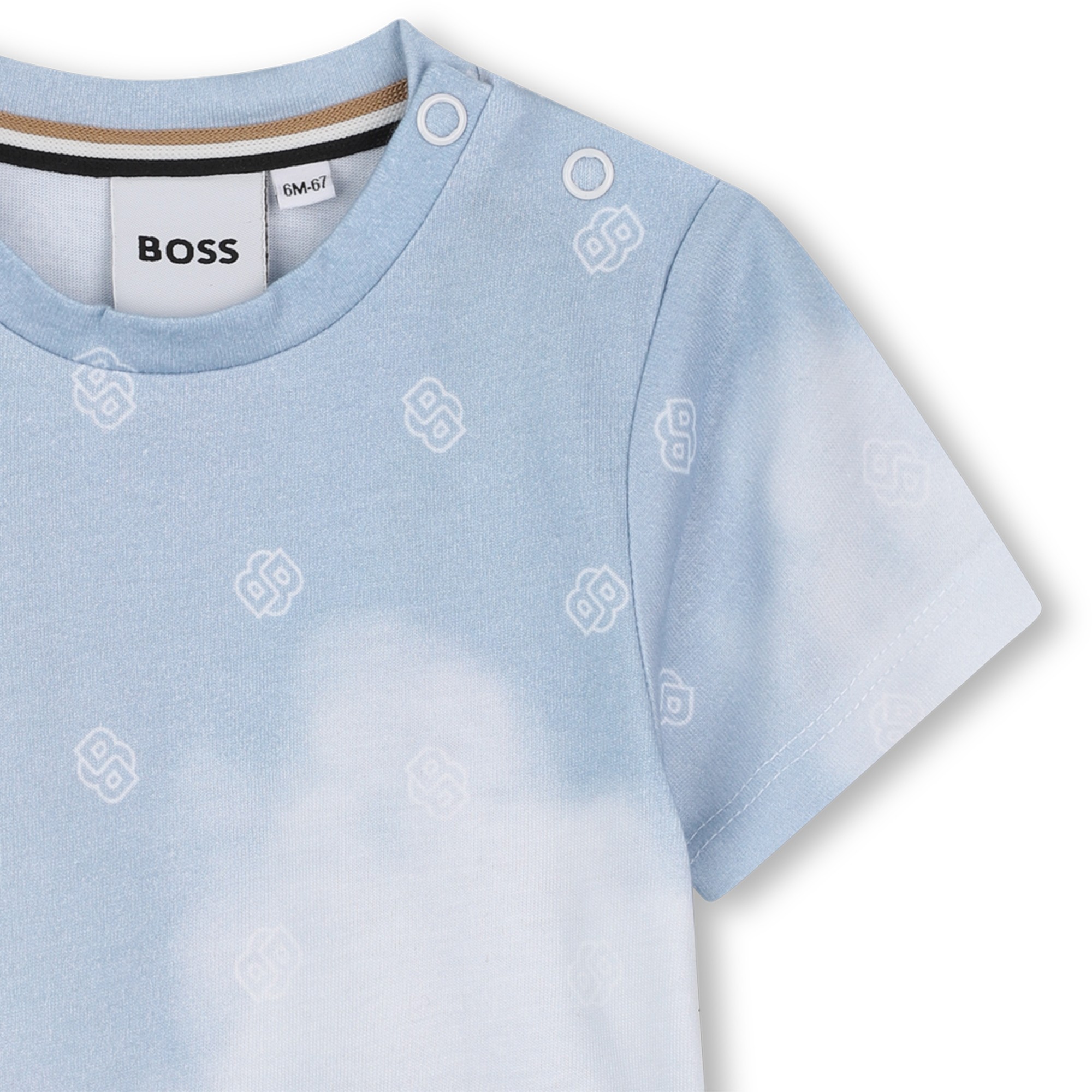 T-shirt manches courtes coton BOSS pour GARCON