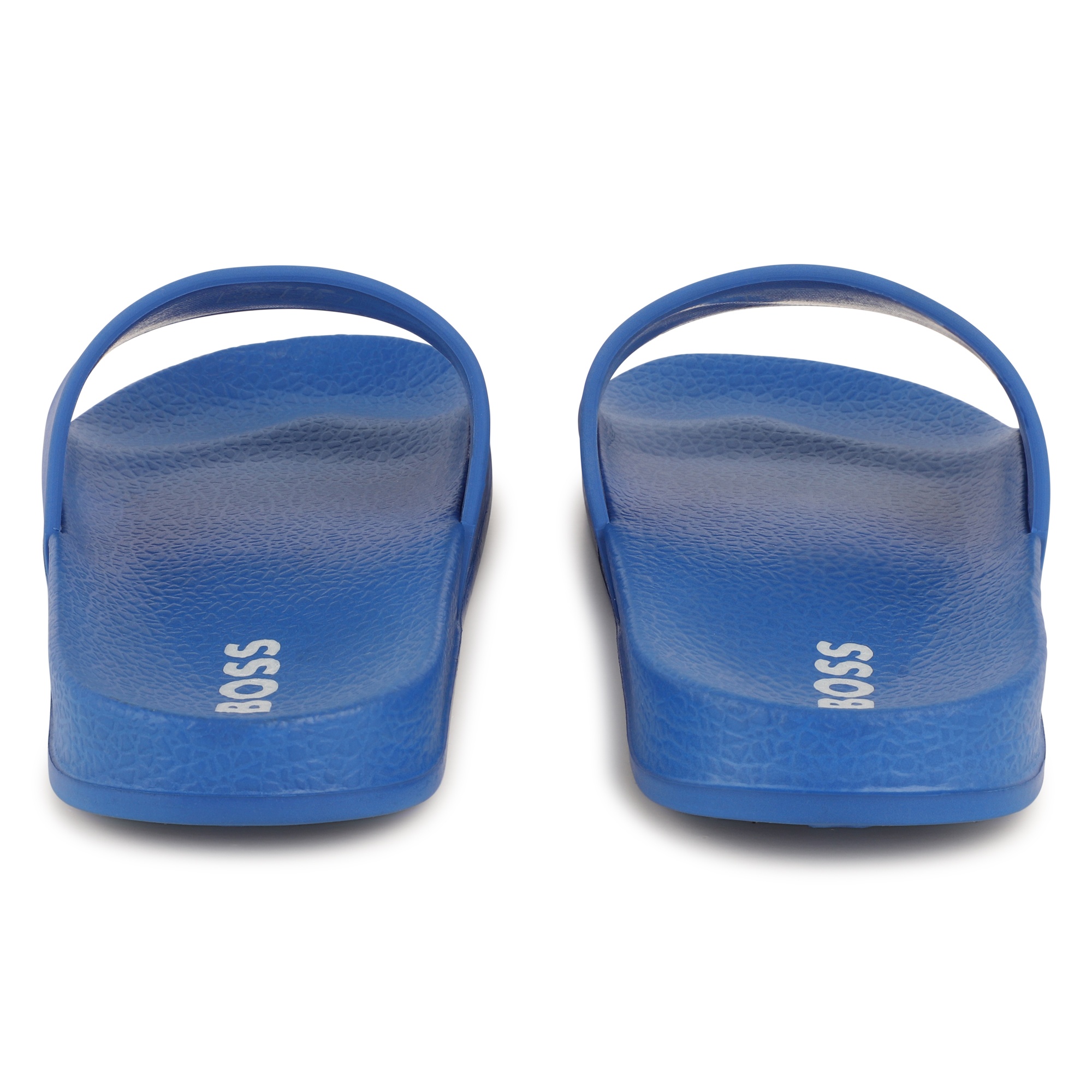 Lichte slippers met logo BOSS Voor