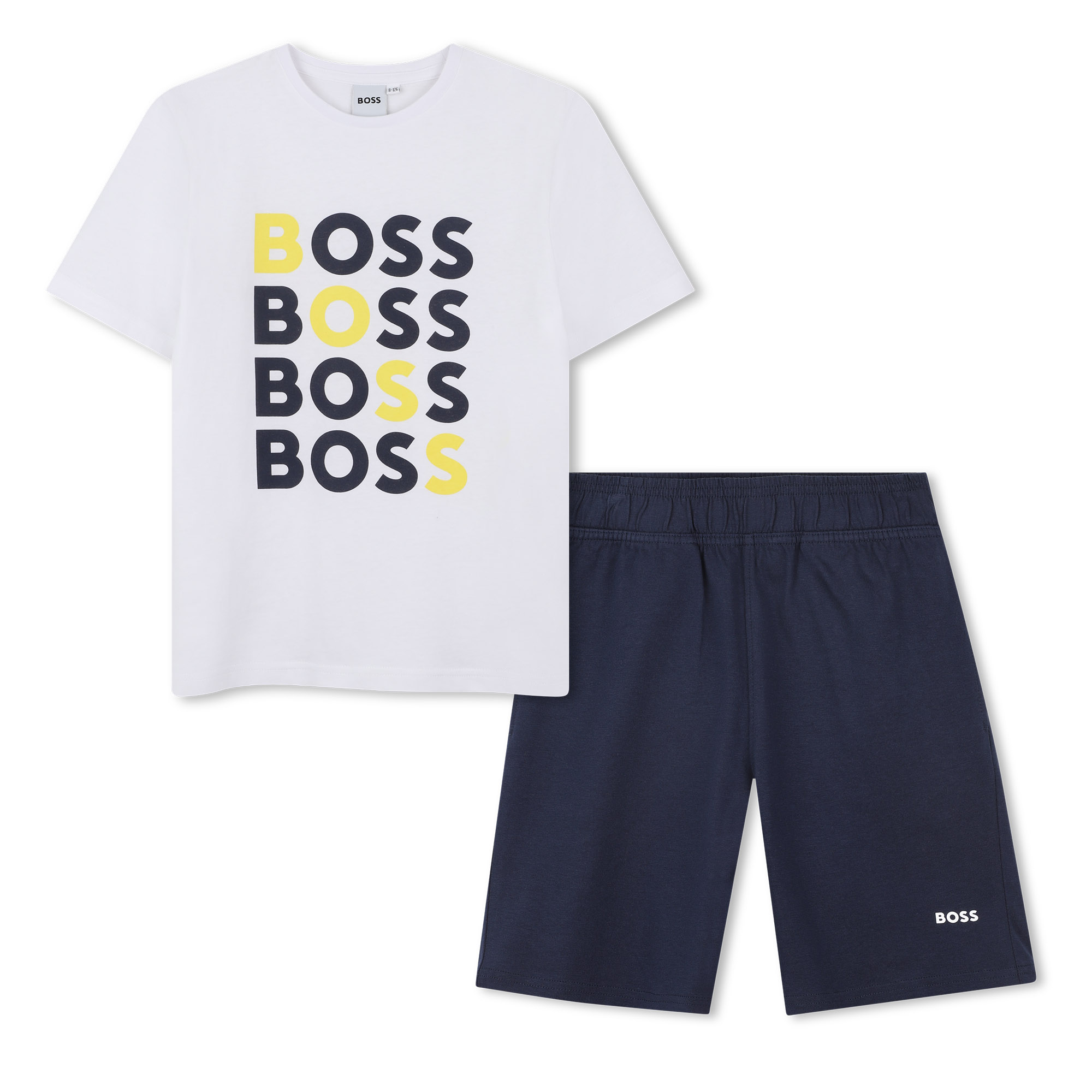 SET TEE SHIRT+BERMUDA BOSS Voor