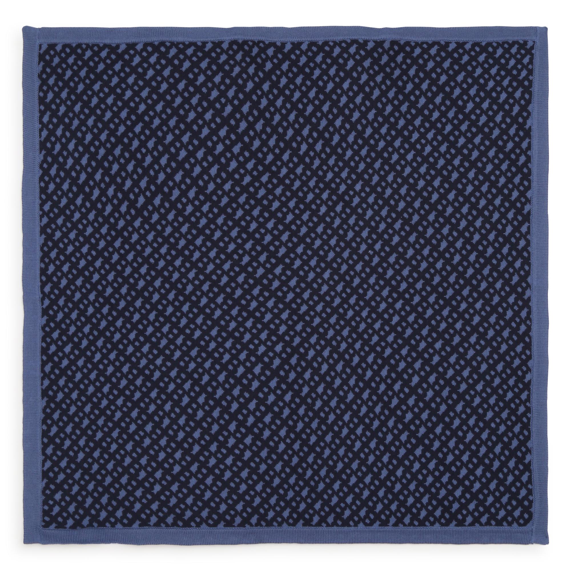 Jacquard cotton blanket BOSS for UNISEX