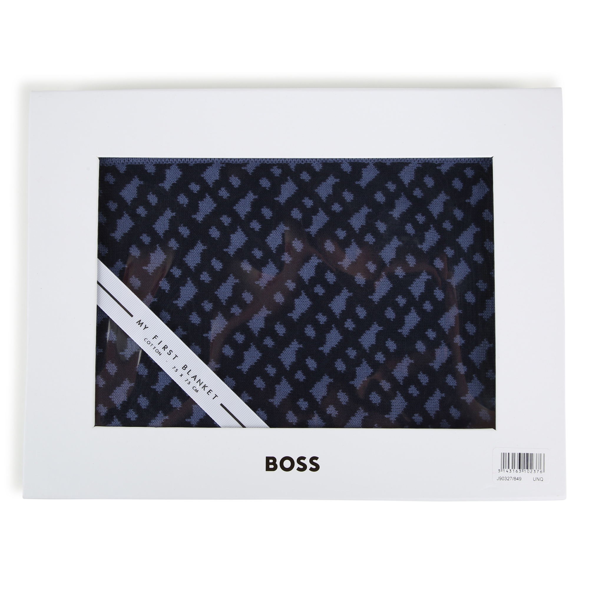 Manta de jacquard de algodón BOSS para UNISEXO