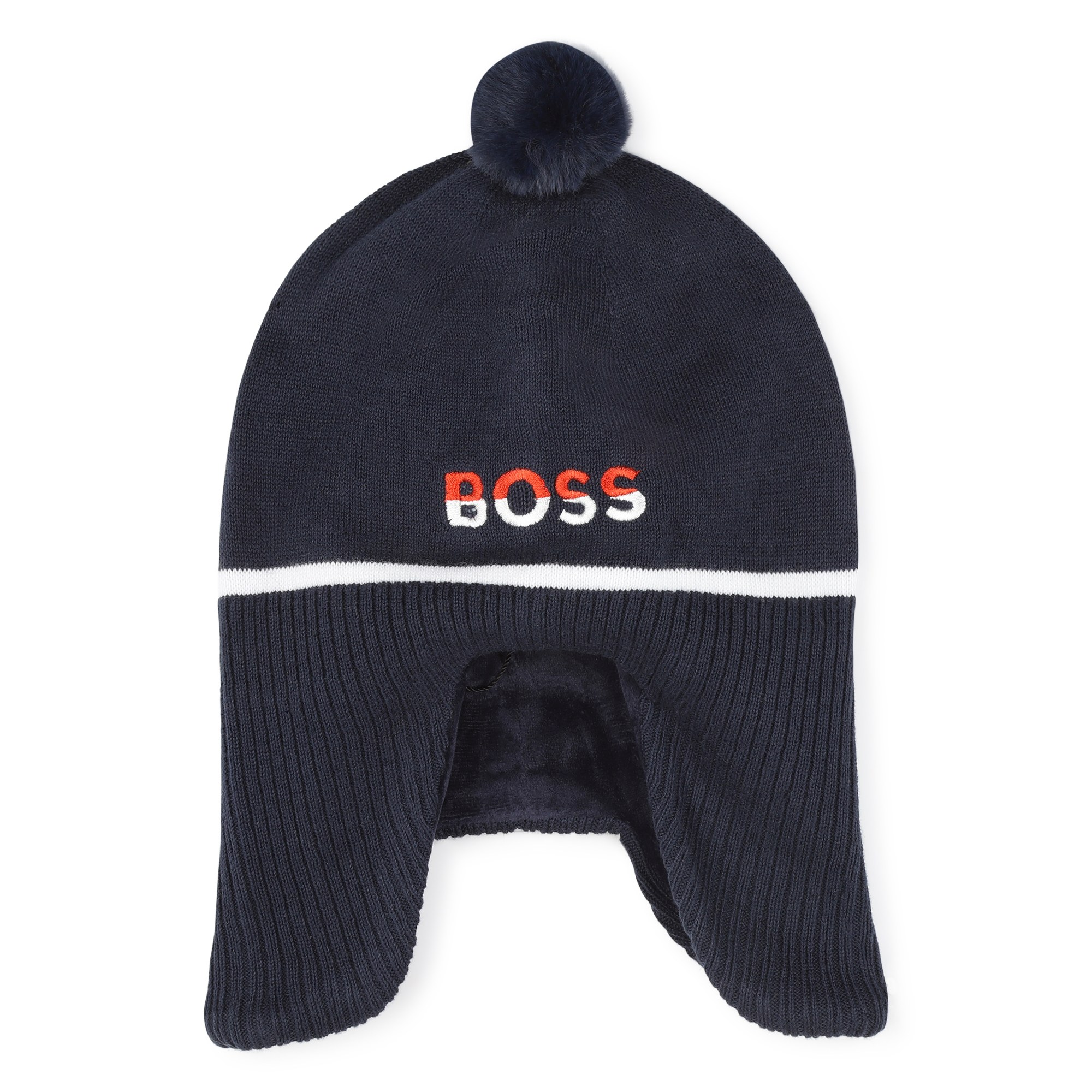 Fleece-lined cotton hat BOSS for BOY