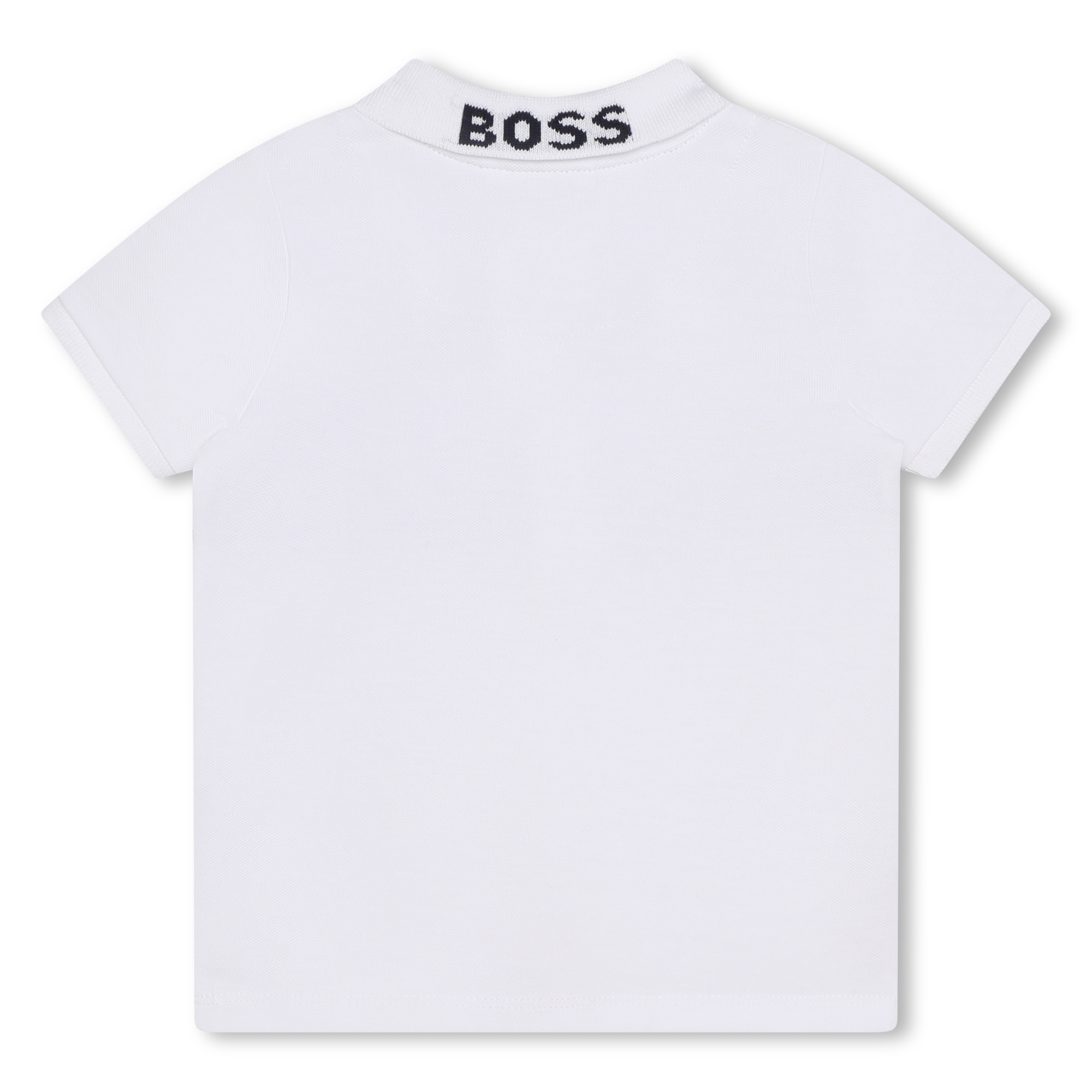 Embroidered cotton polo shirt BOSS for BOY
