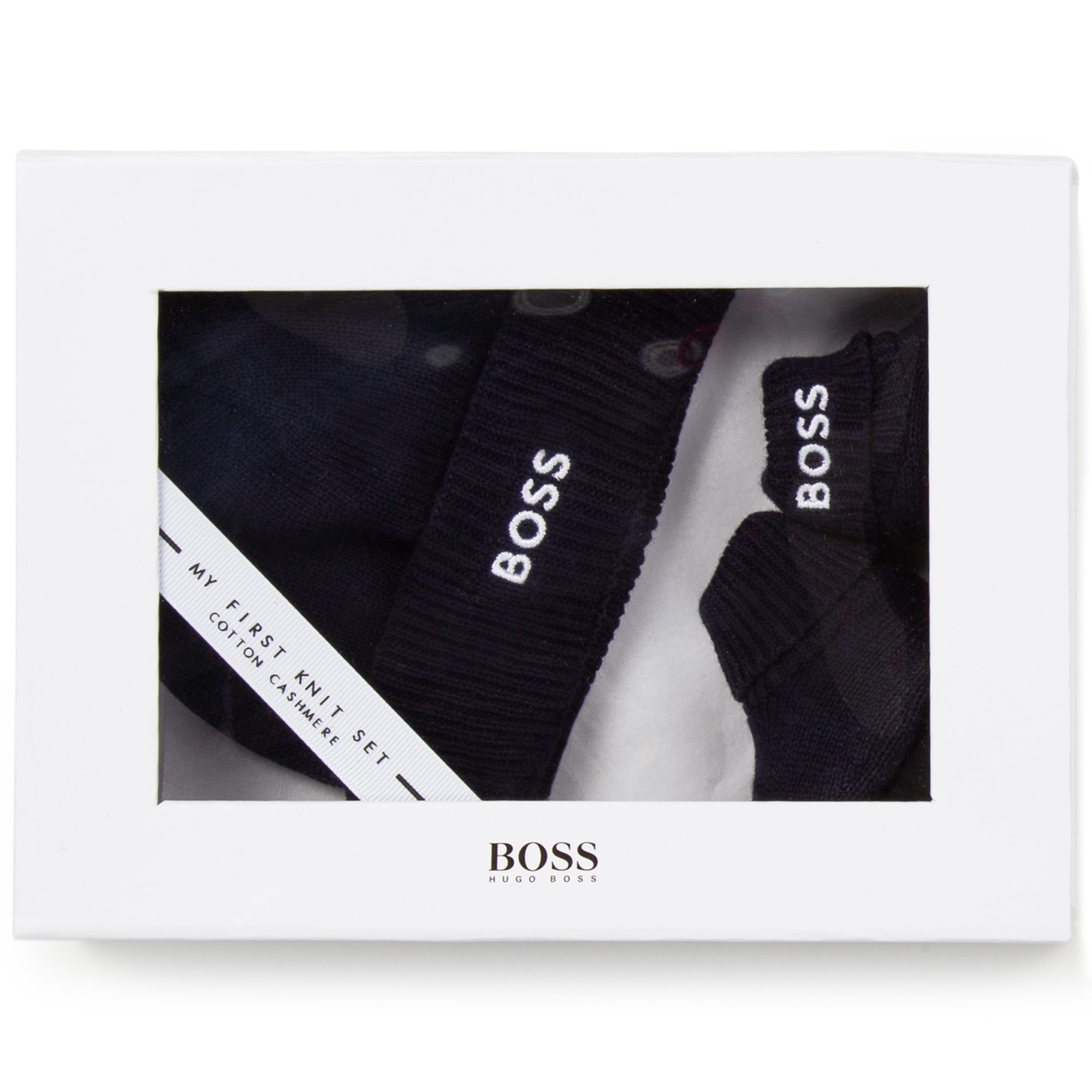 Cap and bootee set BOSS for UNISEX