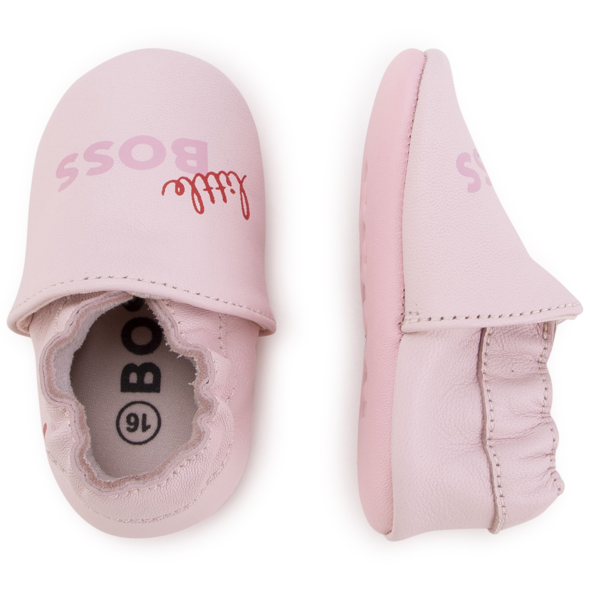 Soft leather slippers BOSS for GIRL