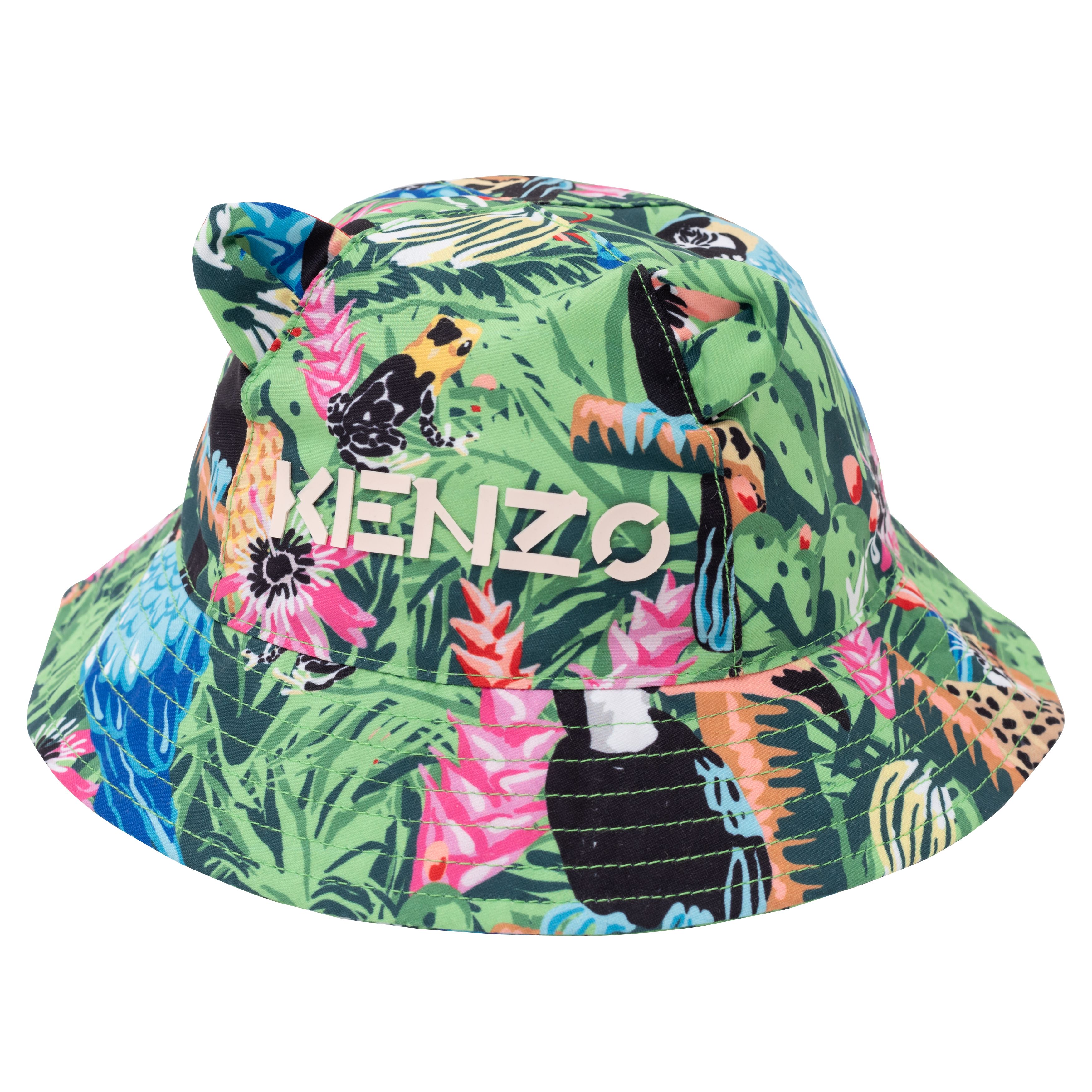 Tropical print bucket hat KENZO KIDS for GIRL