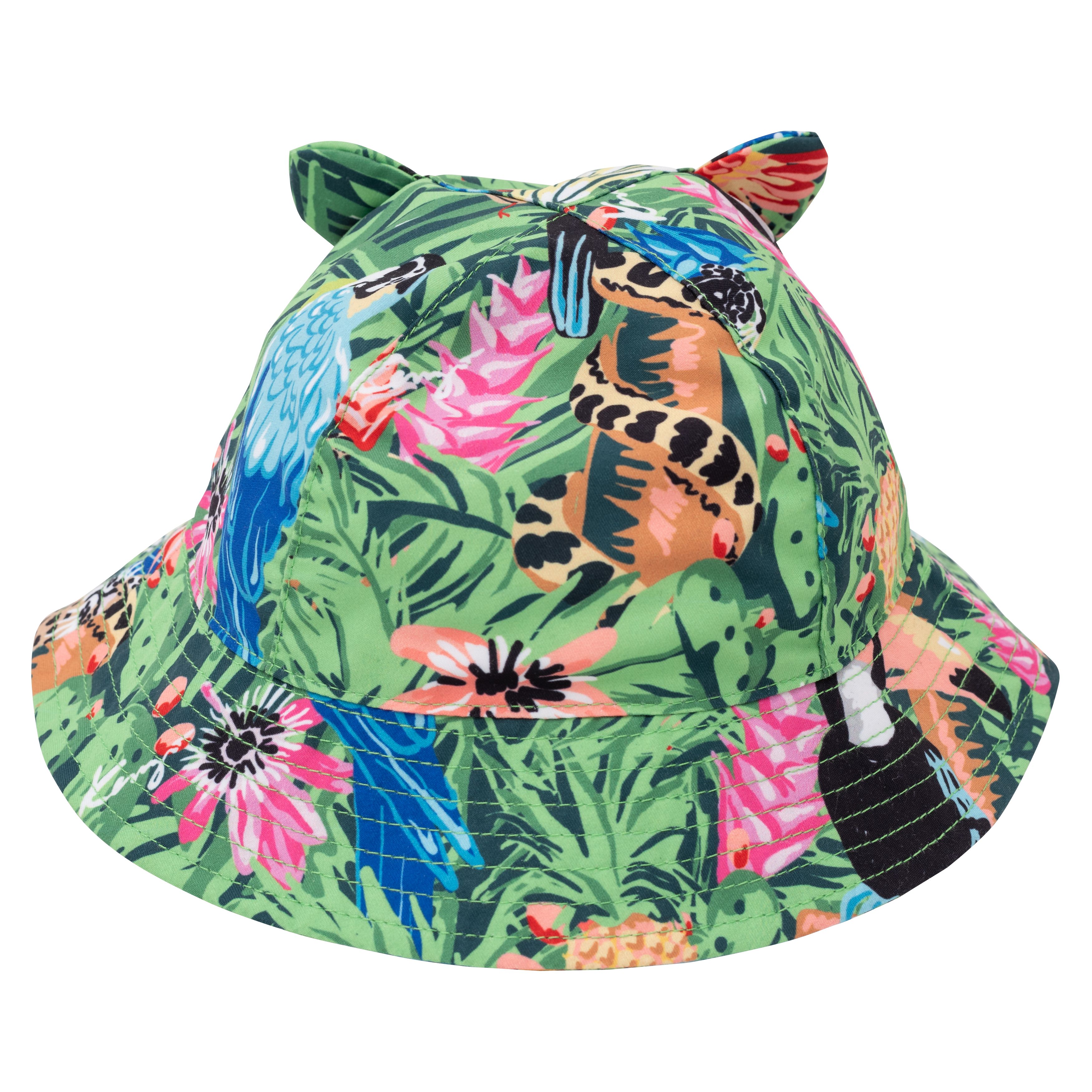 Tropical print bucket hat KENZO KIDS for GIRL