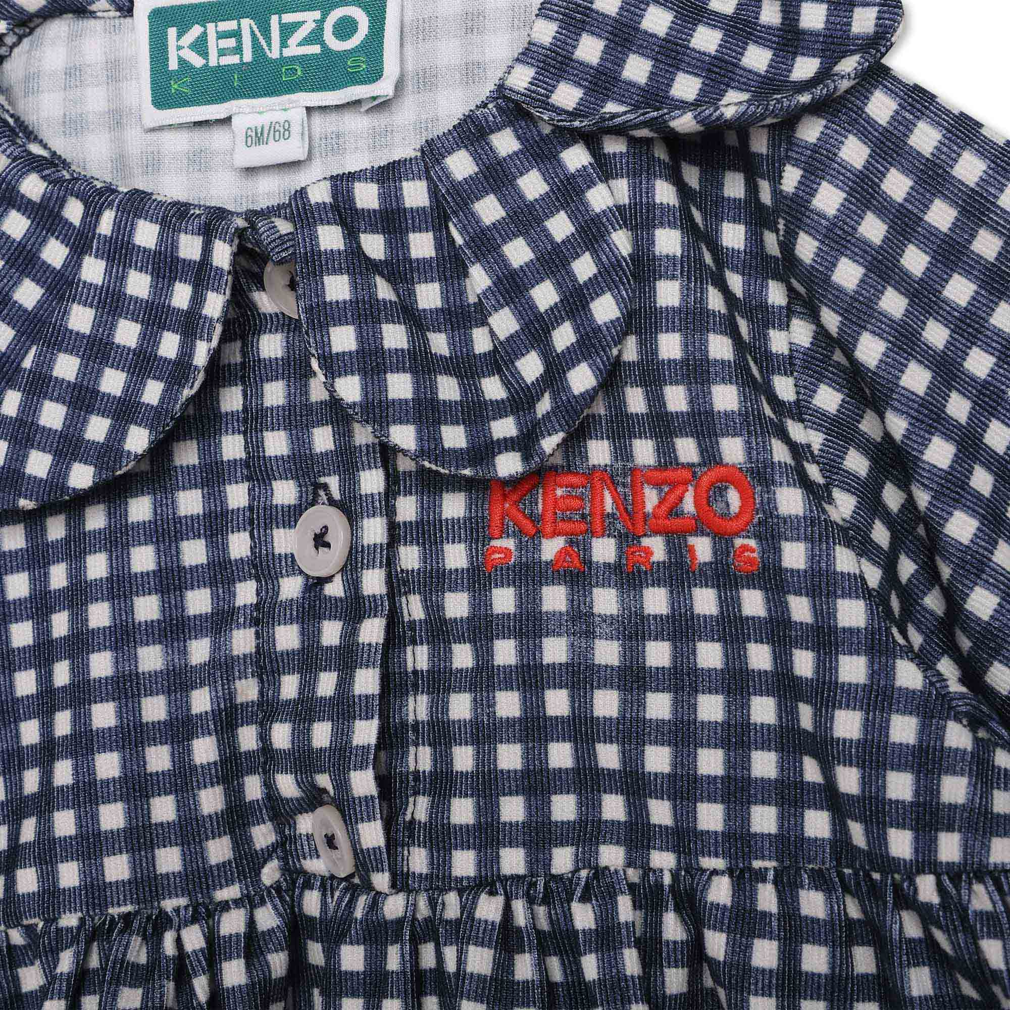 Printed cotton dress KENZO KIDS for GIRL