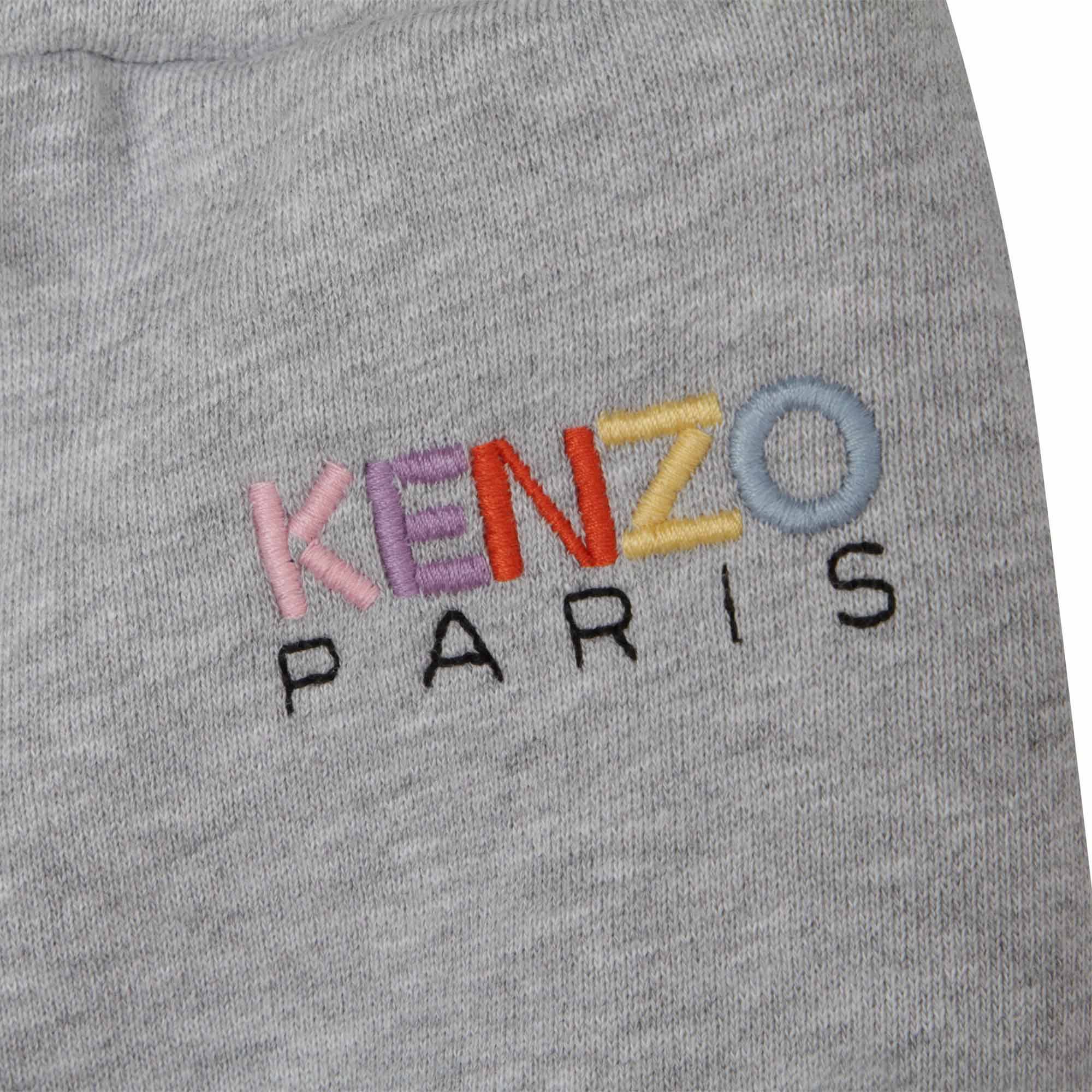 Pantalon de jogging en coton KENZO KIDS pour FILLE
