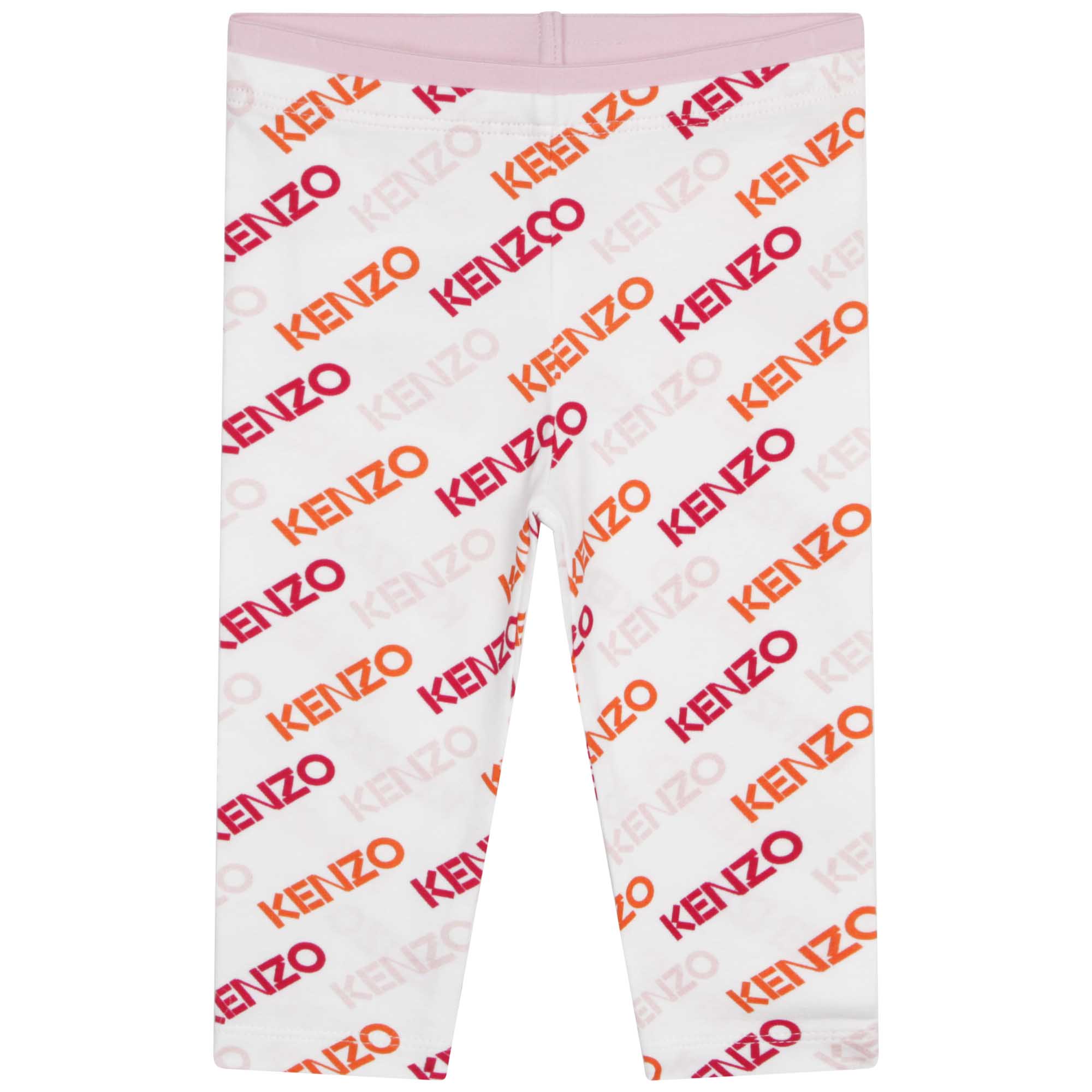 Leggings with all-over print KENZO KIDS for GIRL