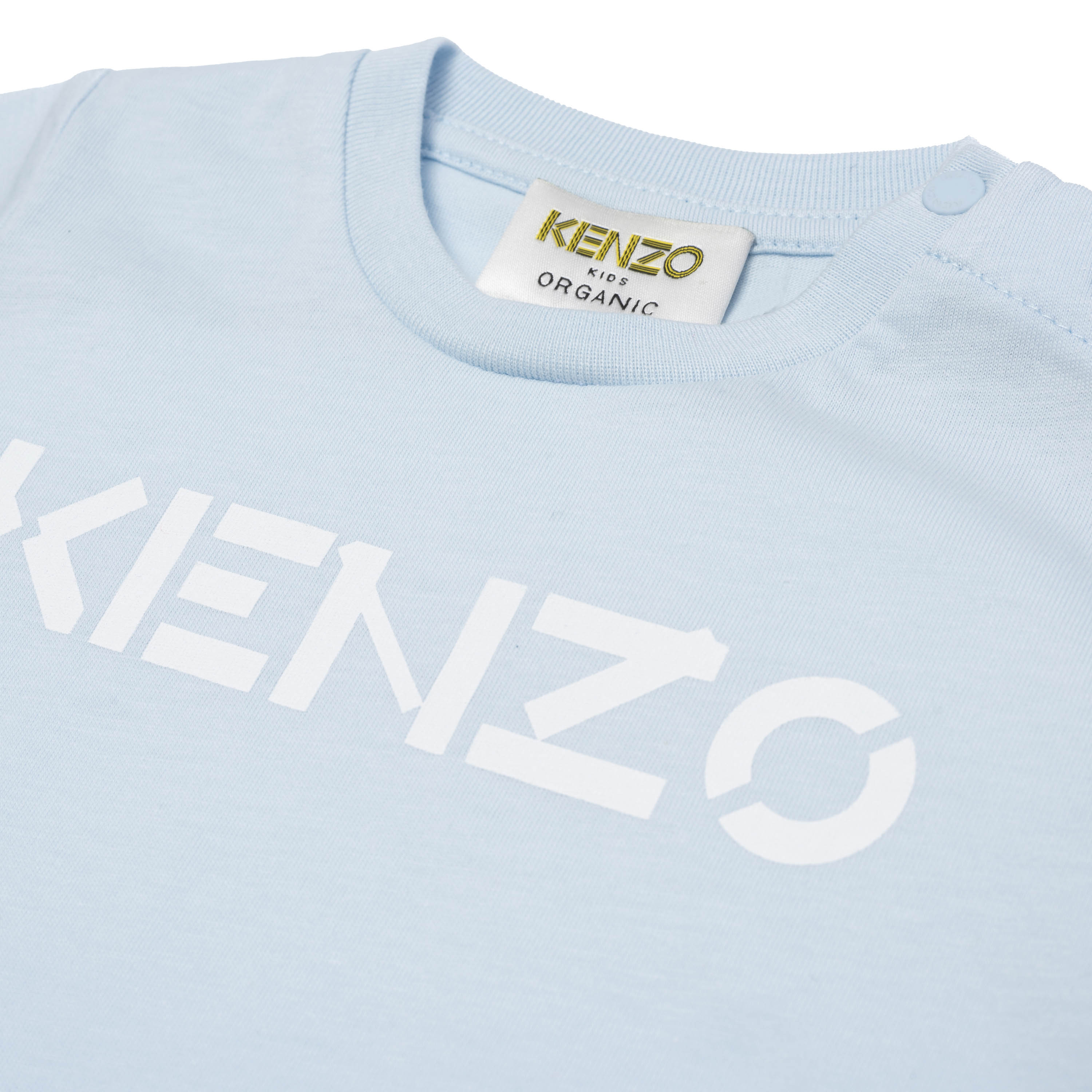 T-shirt in cotone con logo KENZO KIDS Per RAGAZZO
