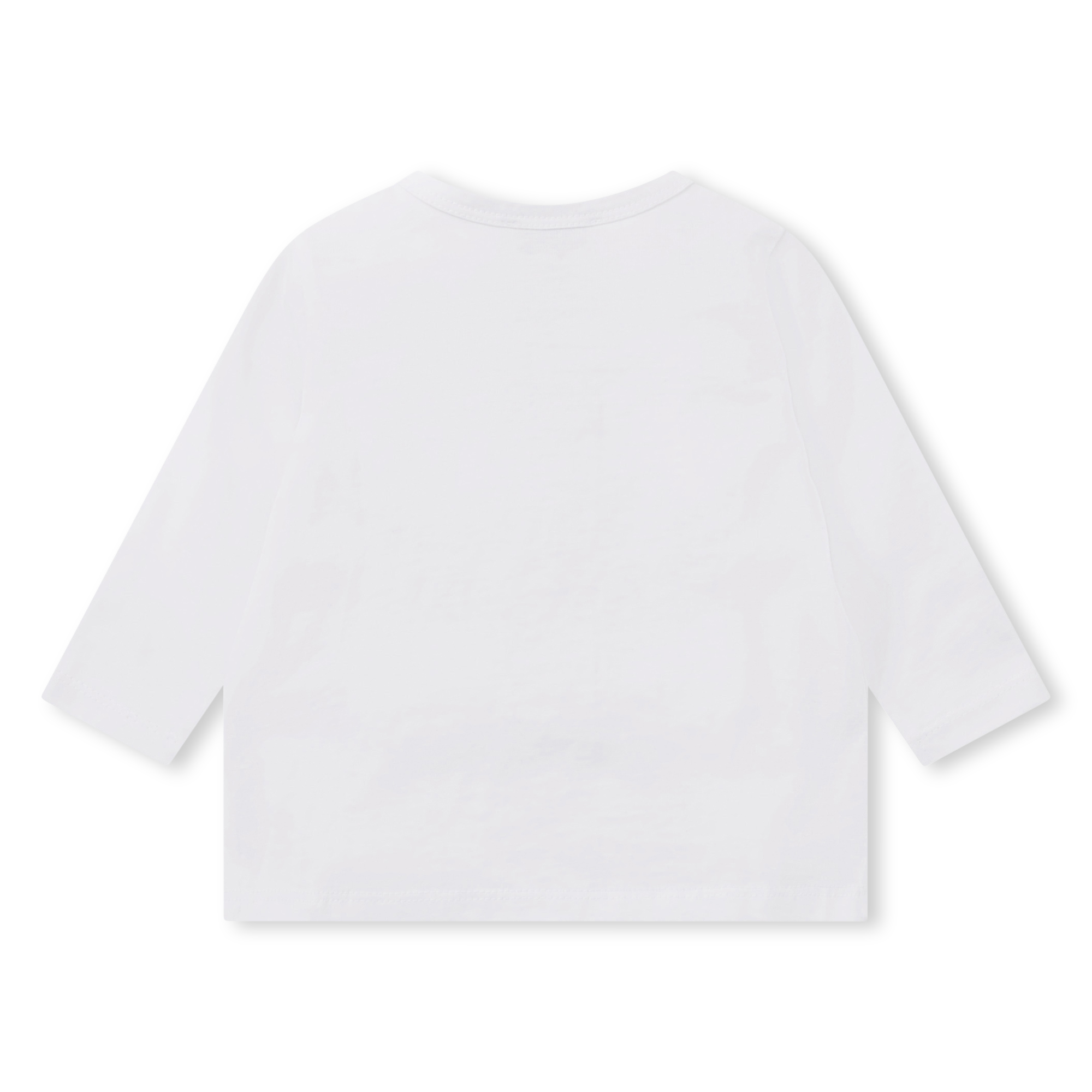 T-shirt en coton avec imprimé KENZO KIDS pour FILLE