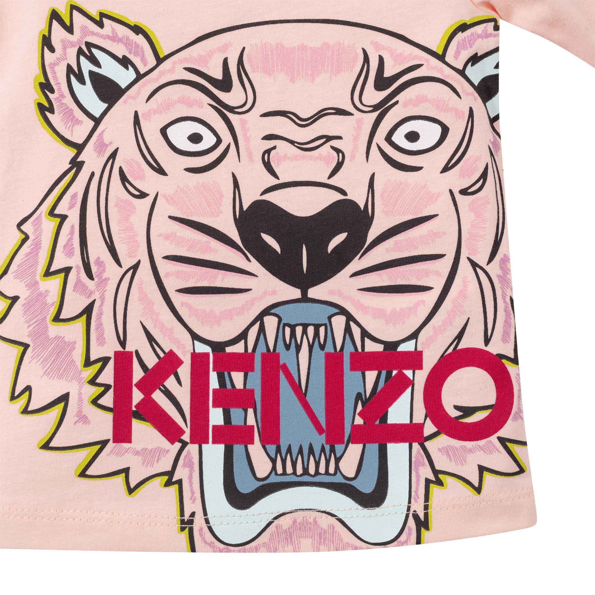 Printed cotton T-shirt KENZO KIDS for GIRL