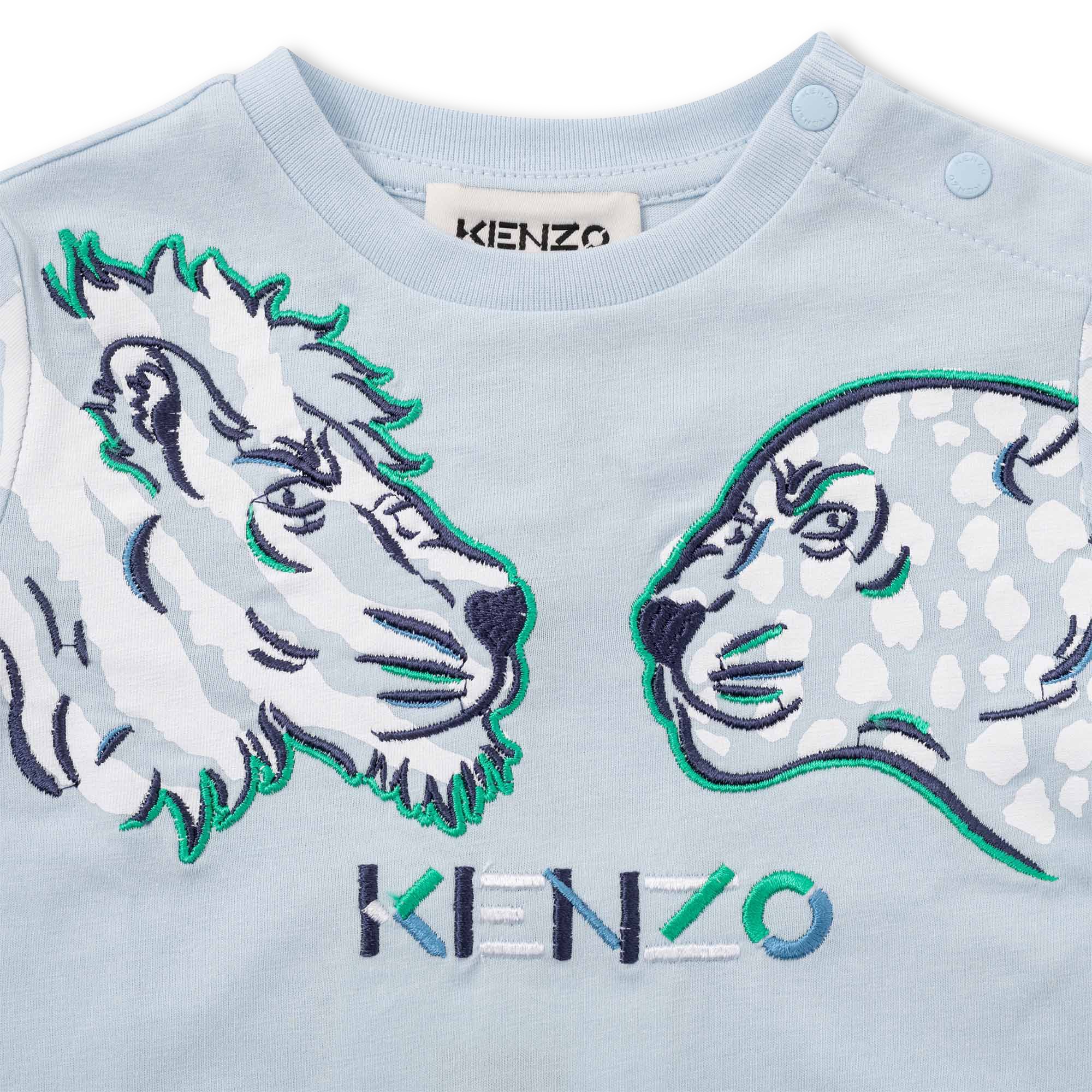 Baumwoll-Shirt mit Knöpfen KENZO KIDS Für JUNGE