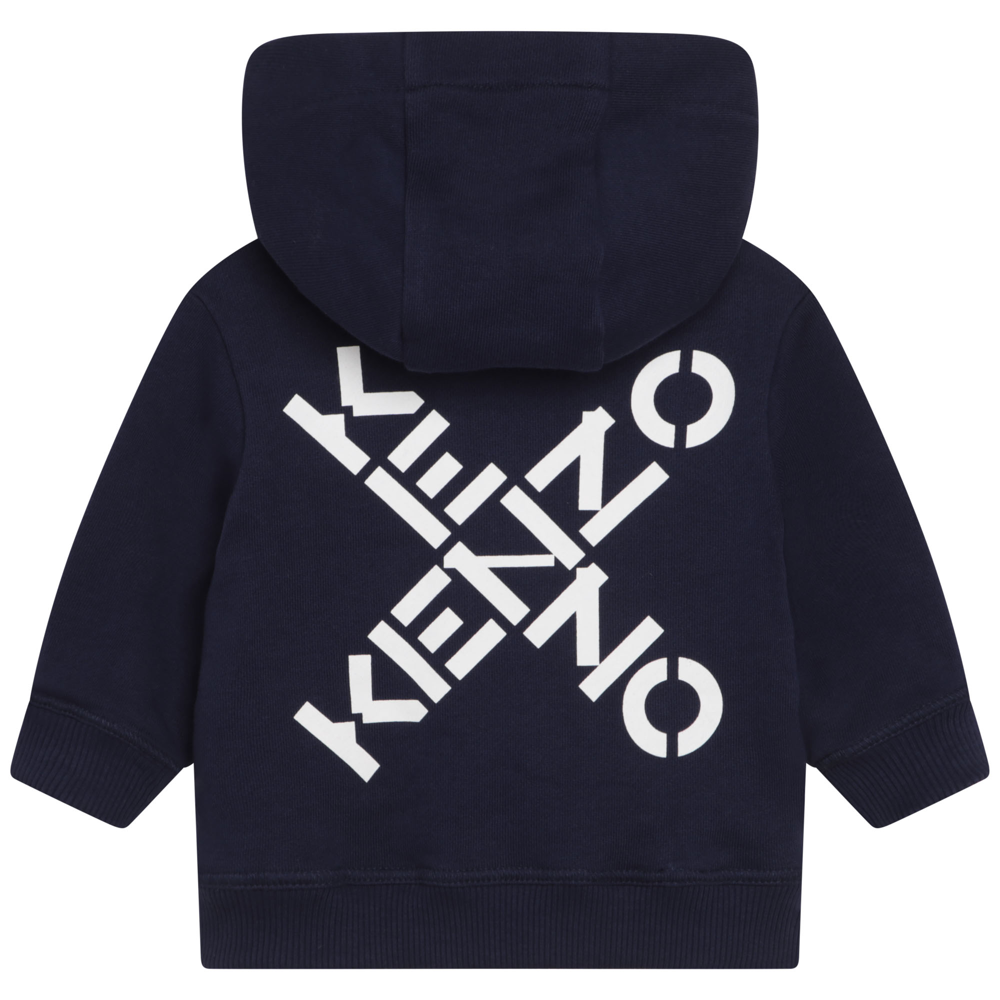 Sweater met rits en capuchon KENZO KIDS Voor